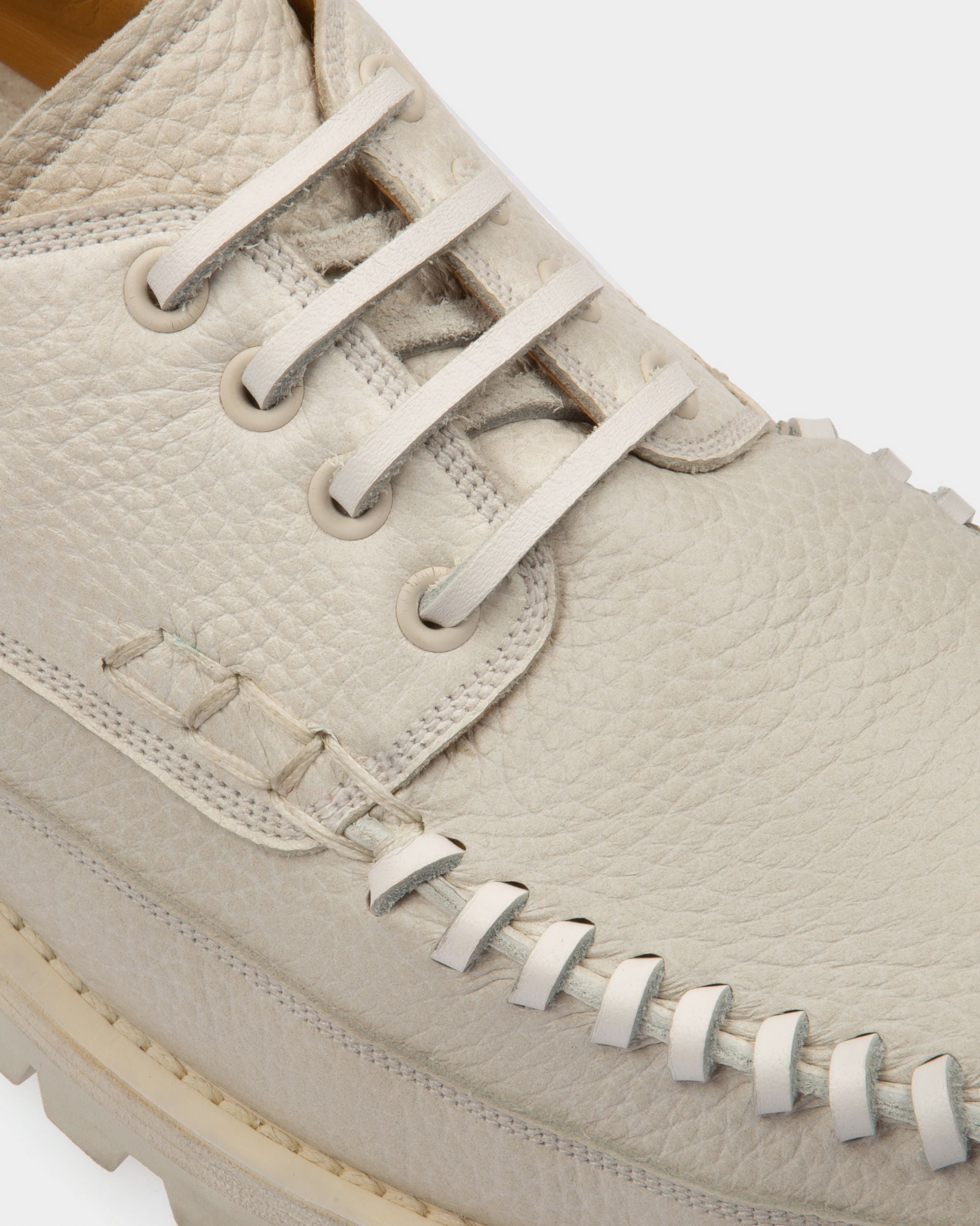 Trendal Derbies En Cuir Blanc - Homme - Bally - 06