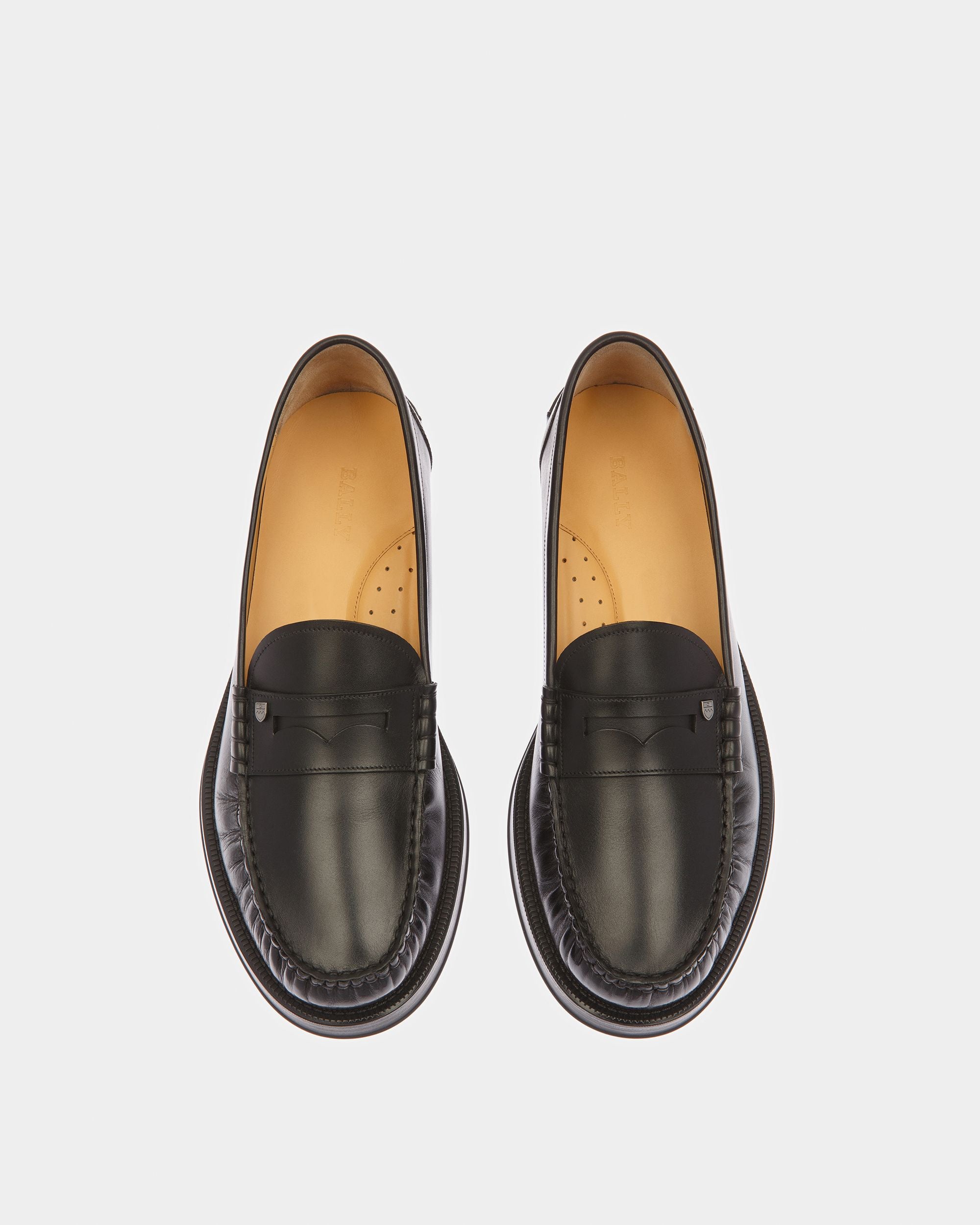 Roody Mocassins En Cuir Noir - Homme - Bally - 02