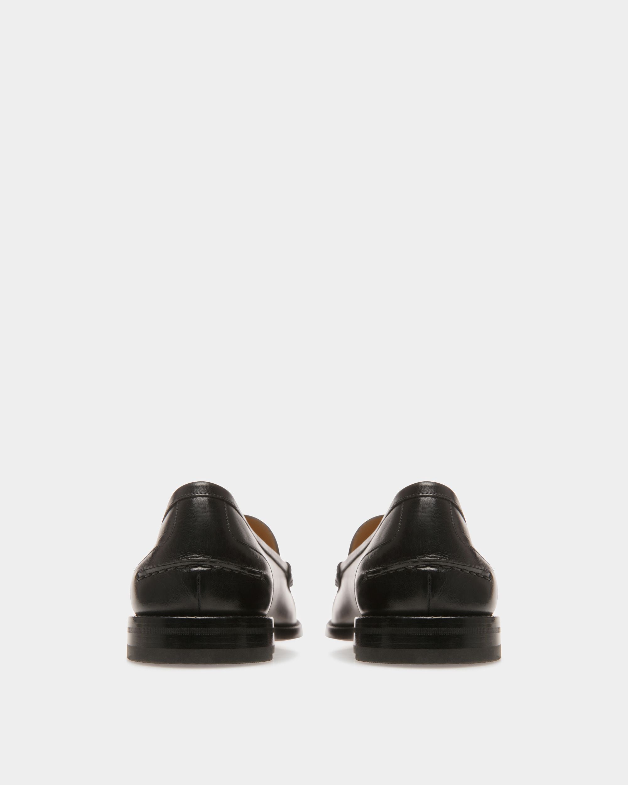 Mocassins Rome En Cuir Noir - Homme - Bally - 04
