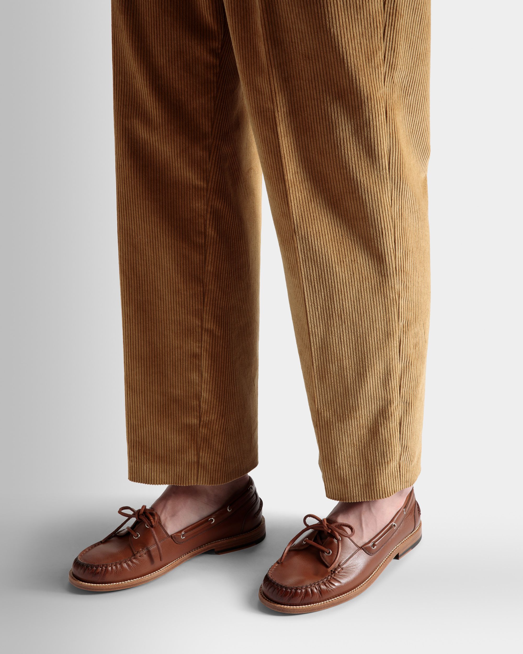 Mocassins Rome En Cuir Marron - Homme - Bally - 02