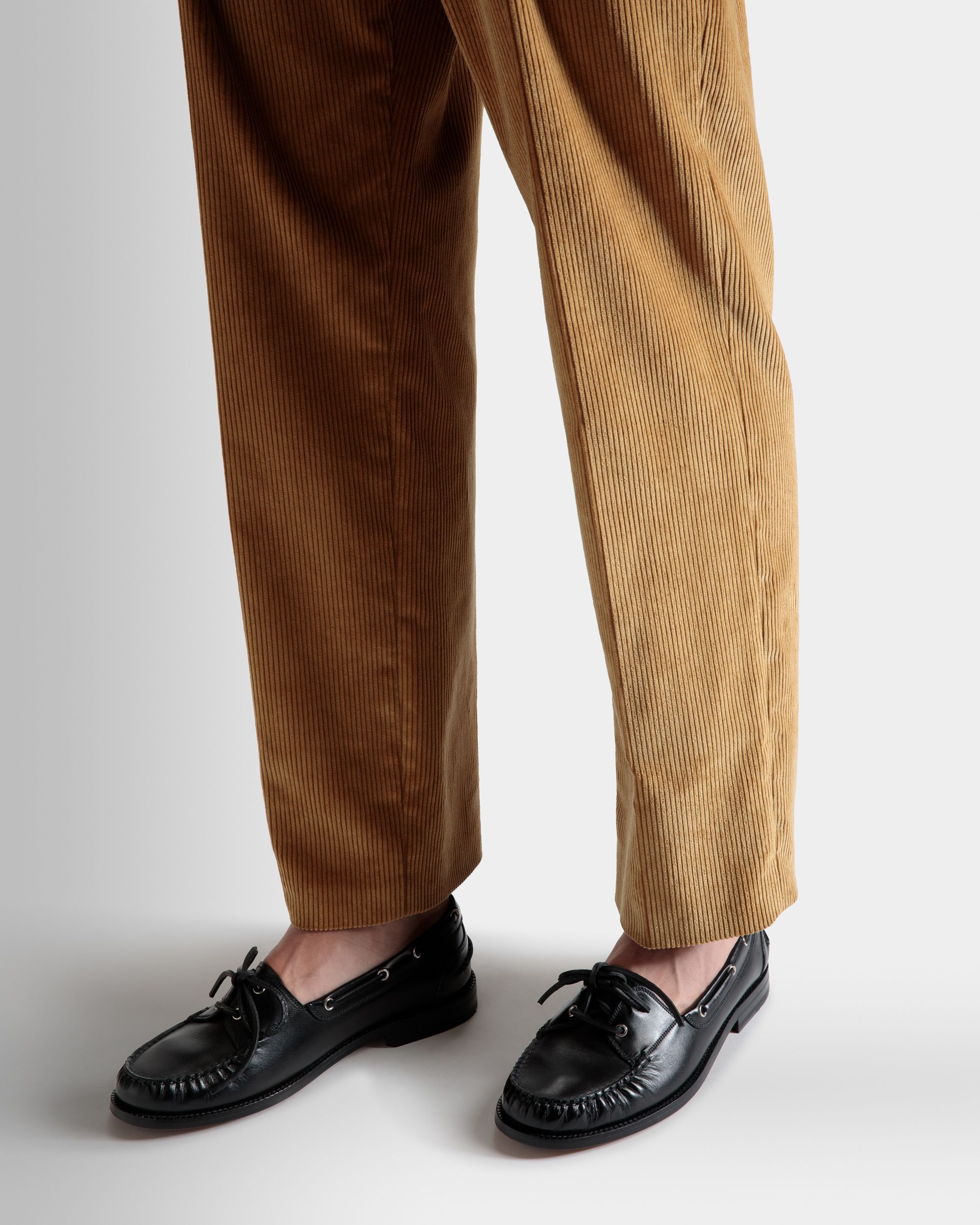 Mocassins Rome En Cuir Noir - Homme - Bally - 02