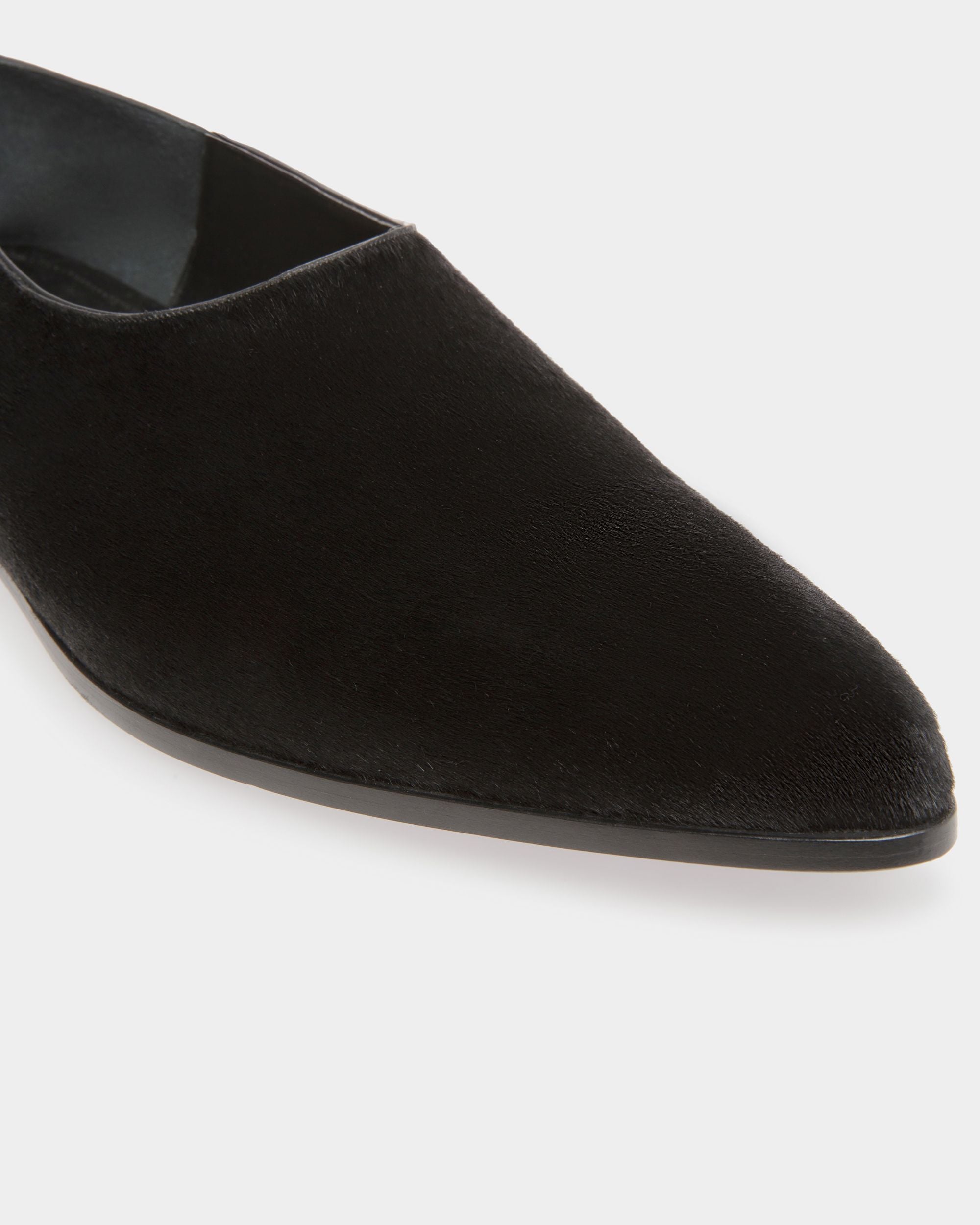 Mocassins Plats Vegas En Cuir De Veau Façon Poulain Noir - Homme - Bally - 06