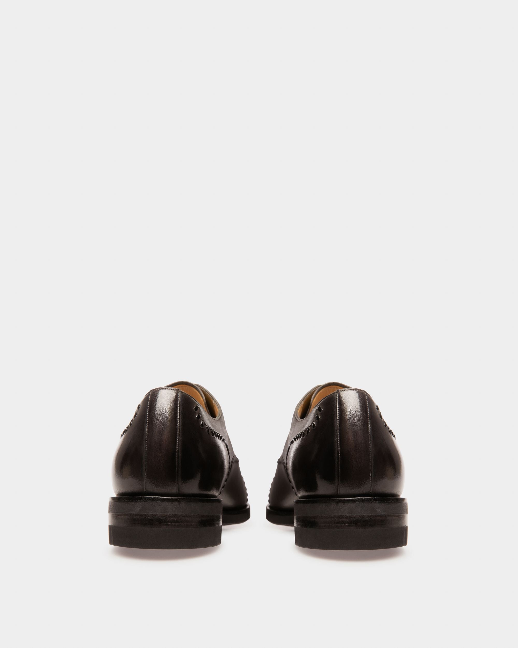 Scleyr Richelieen En Cuir Vert Militaire - Homme - Bally - 04