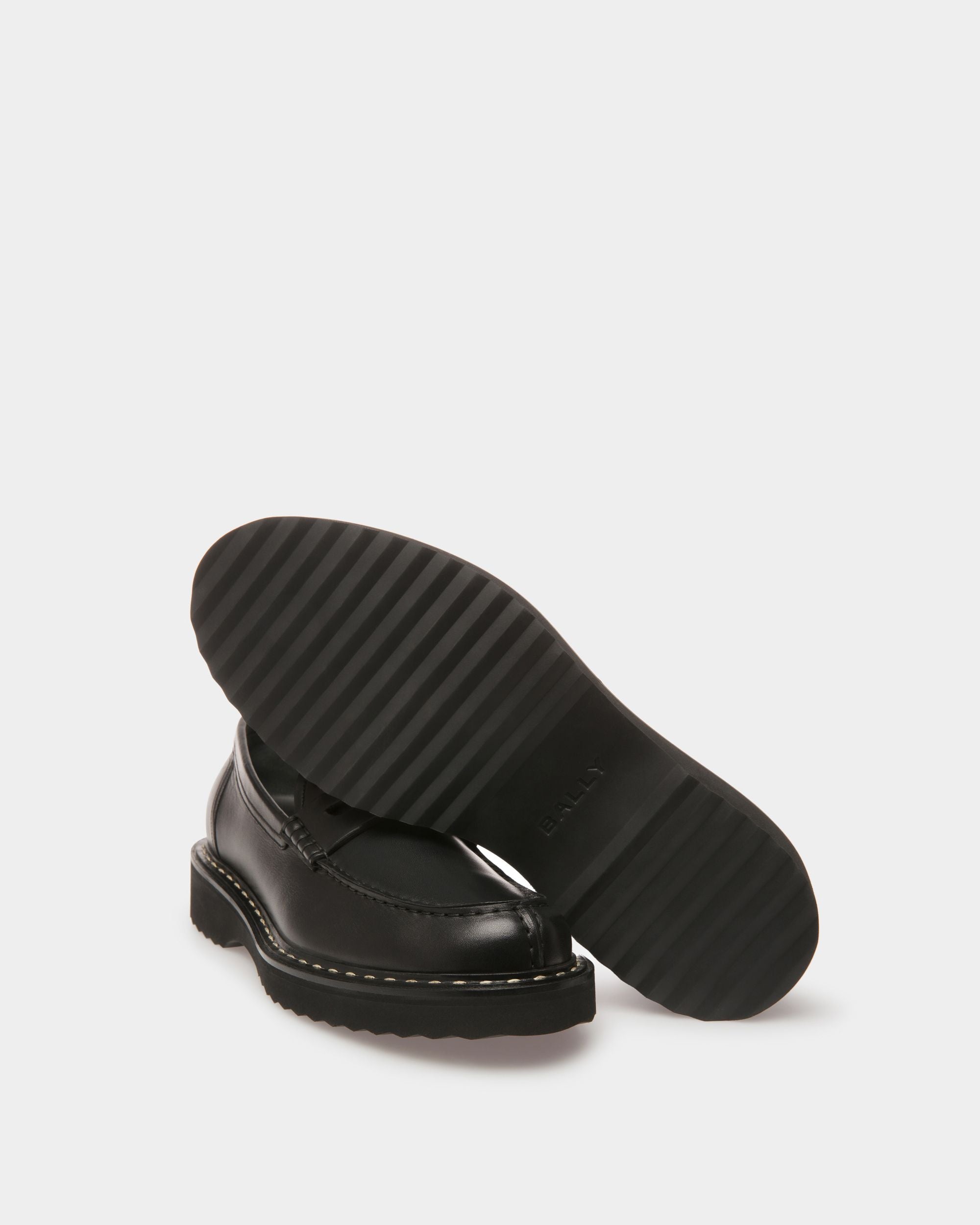 Mocassins Neasden En cuir noir - Homme - Bally - 04