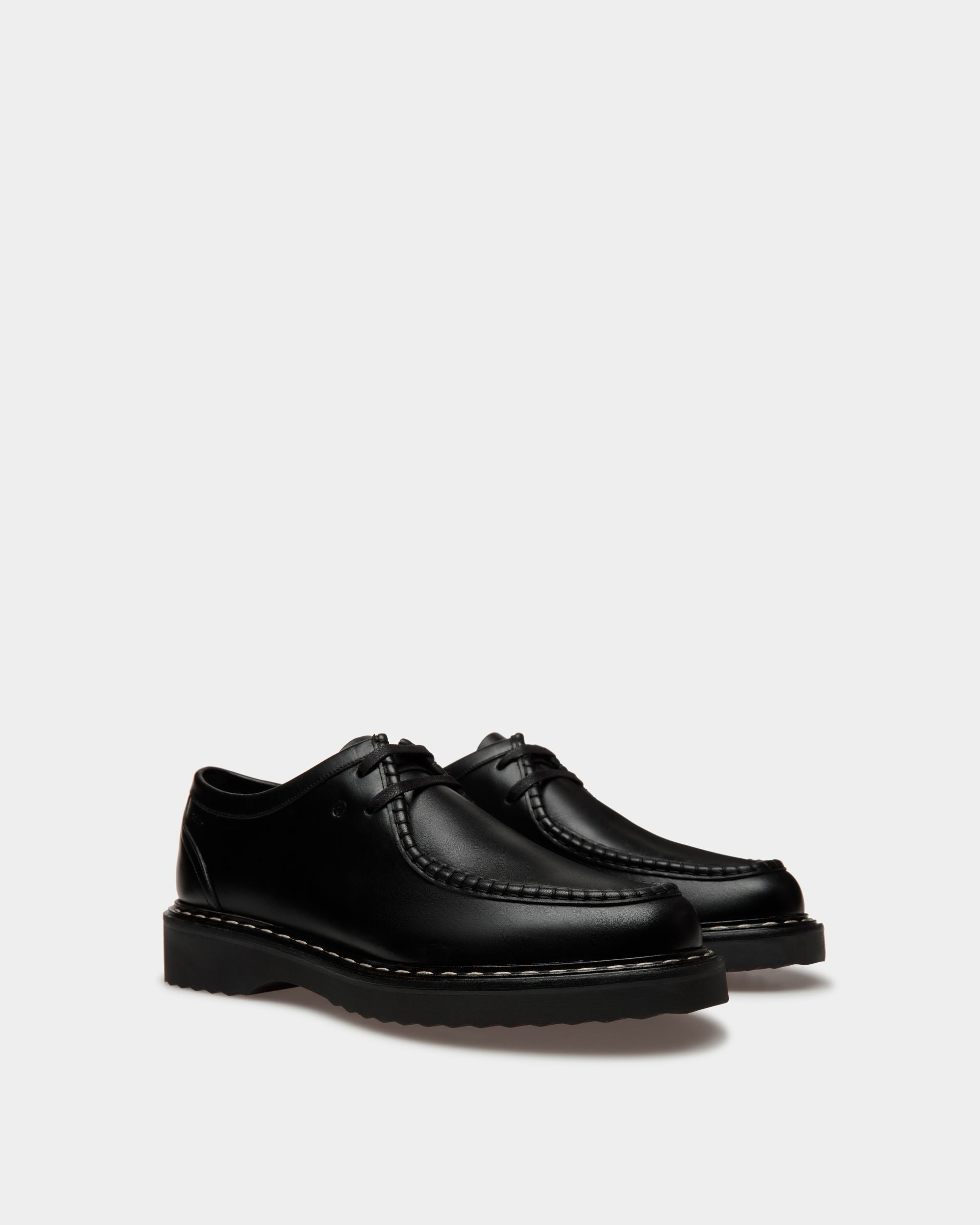 Derbies Neasden En Cuir Noir - Homme - Bally - 03