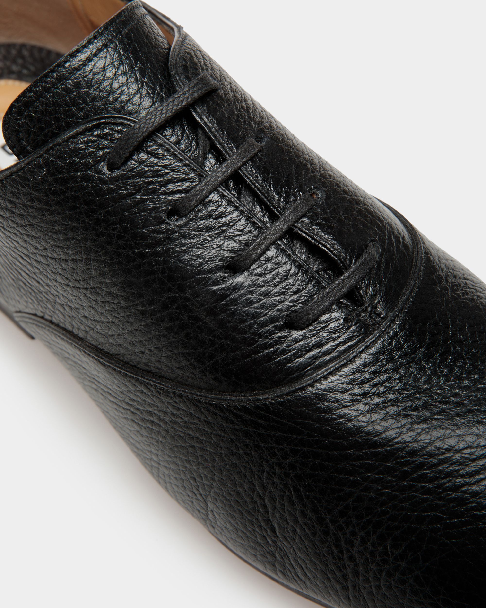 Richelieus Pinte En Cuir Noir - Homme - Bally - 05