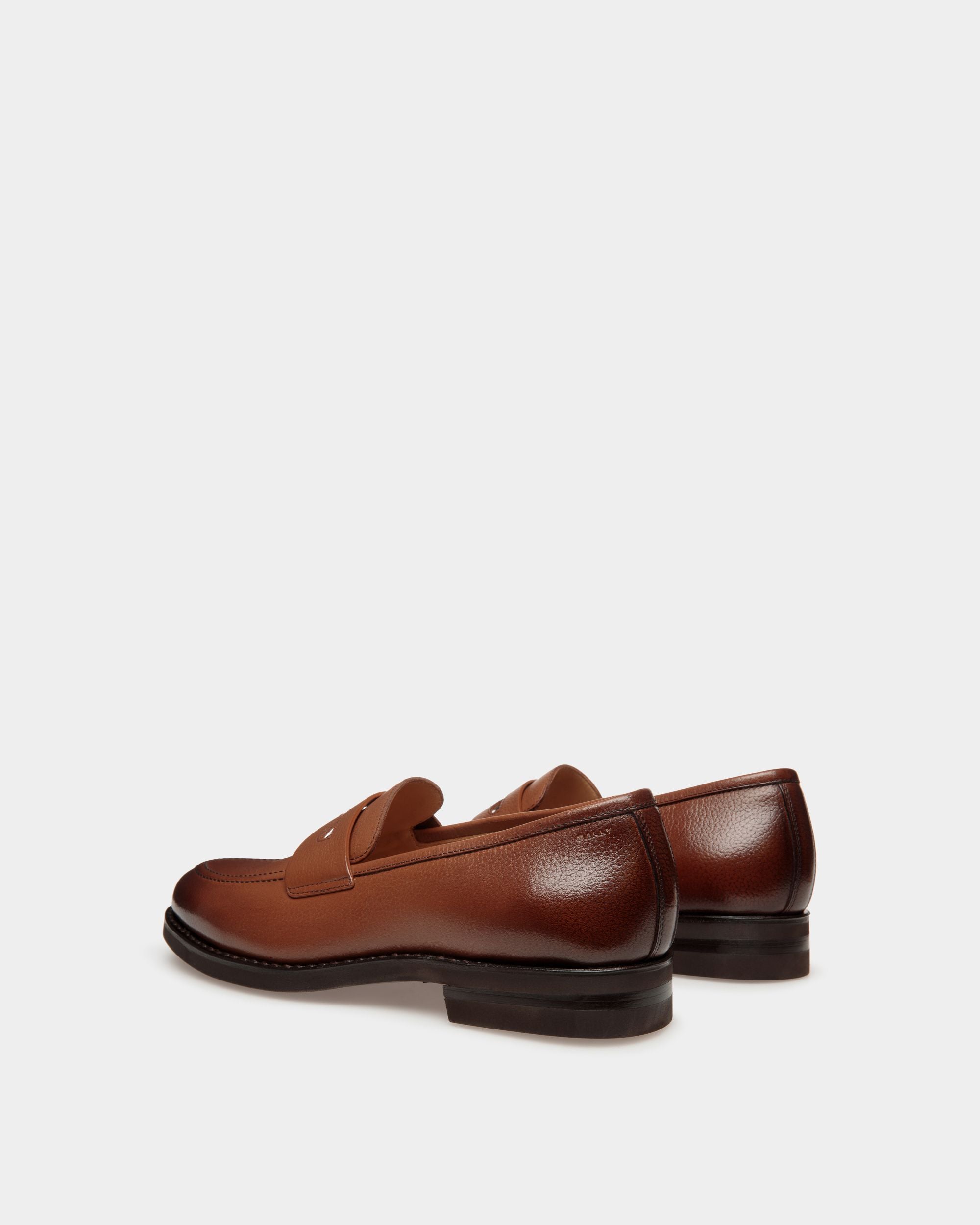 Mocassin Schoenen En Cuir Gaufré - Homme - Bally - 03
