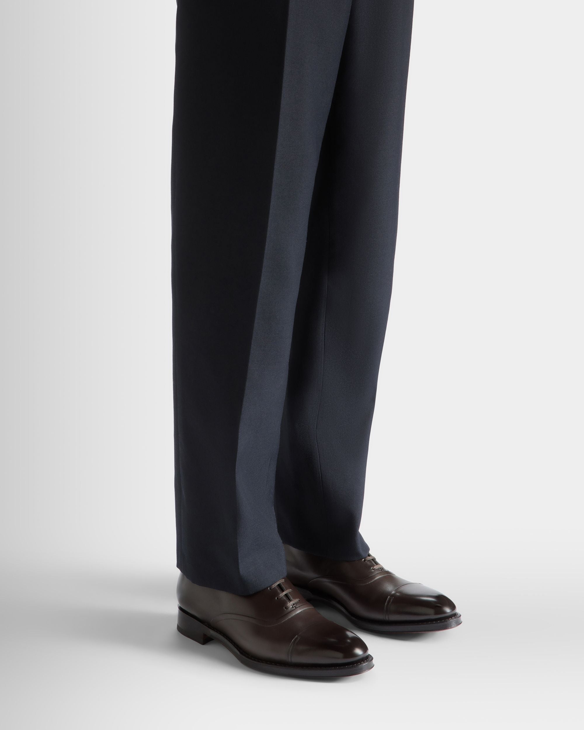 Richelieu Scribe Un En Cuir Ébène - Homme - Bally - 02