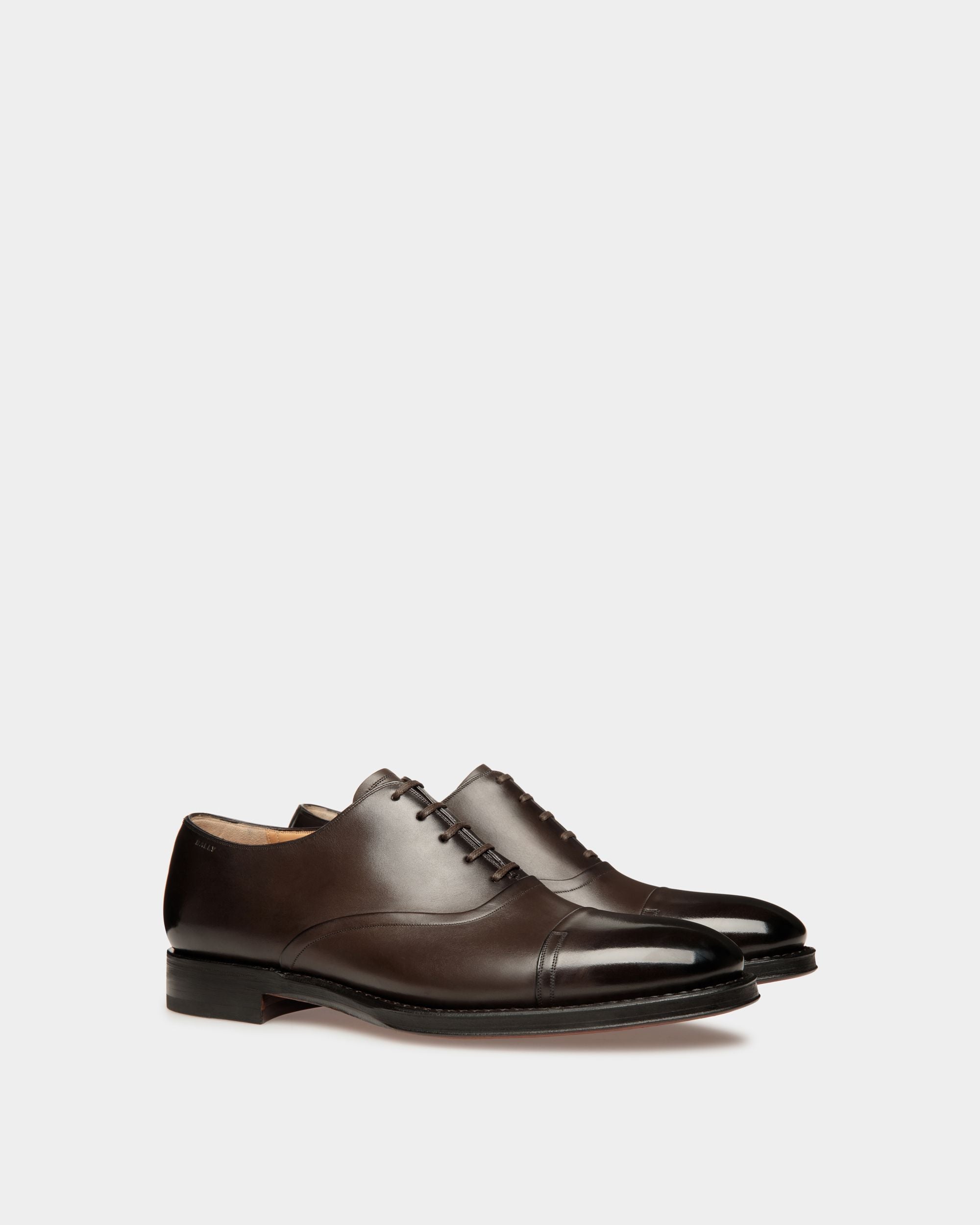 Richelieu Scribe Un En Cuir Ébène - Homme - Bally - 03