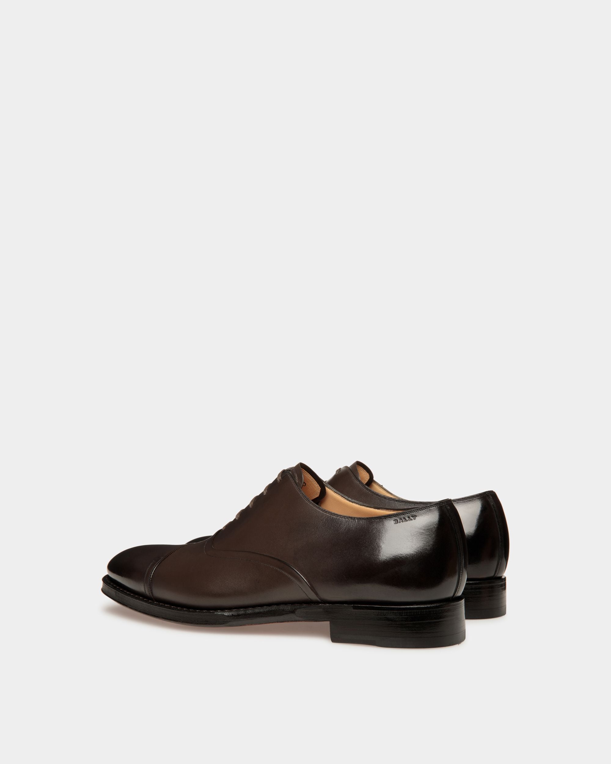 Richelieu Scribe Un En Cuir Ébène - Homme - Bally - 04