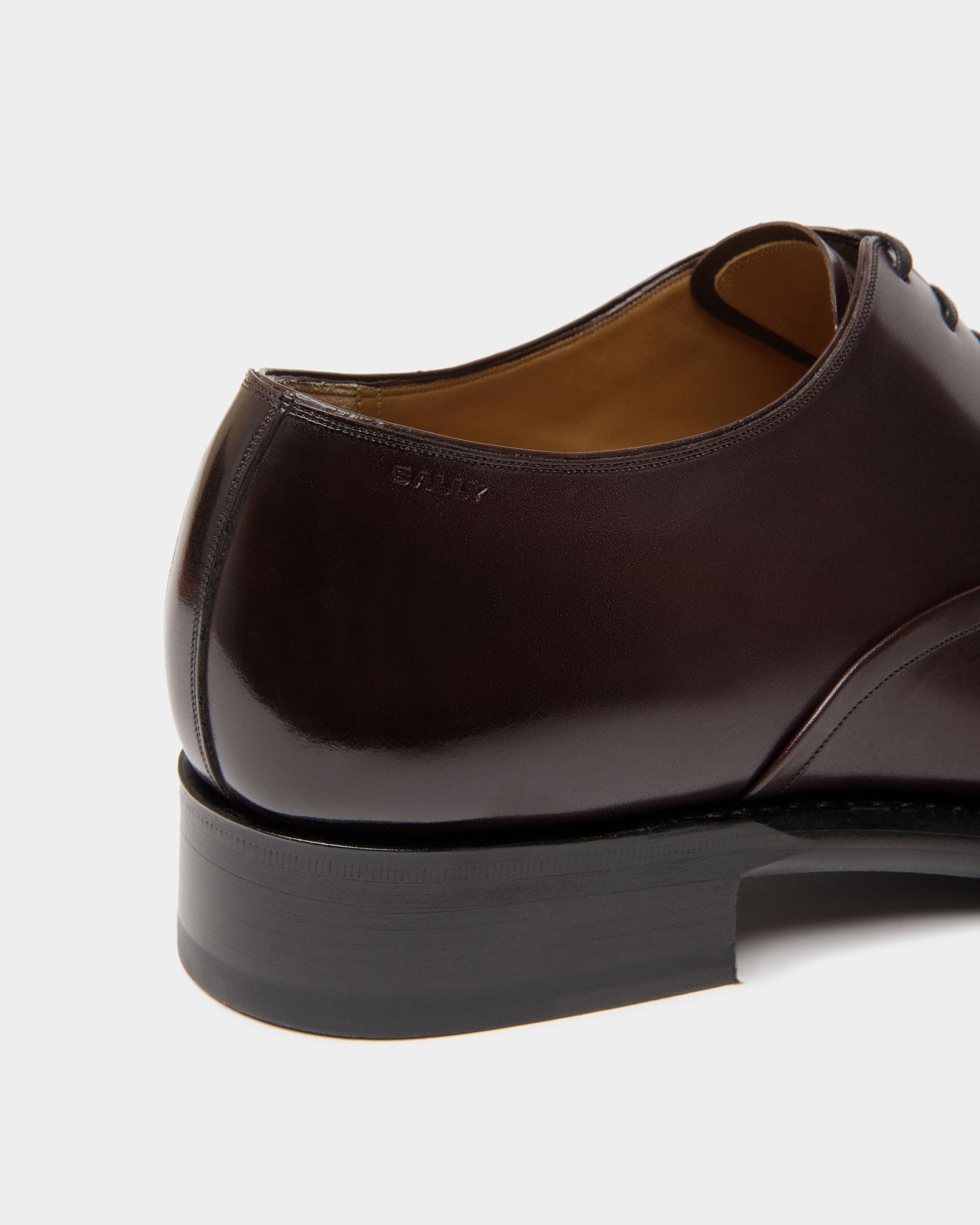 Richelieu Scribe Un En Cuir Deep Burgundy - Homme - Bally - 06