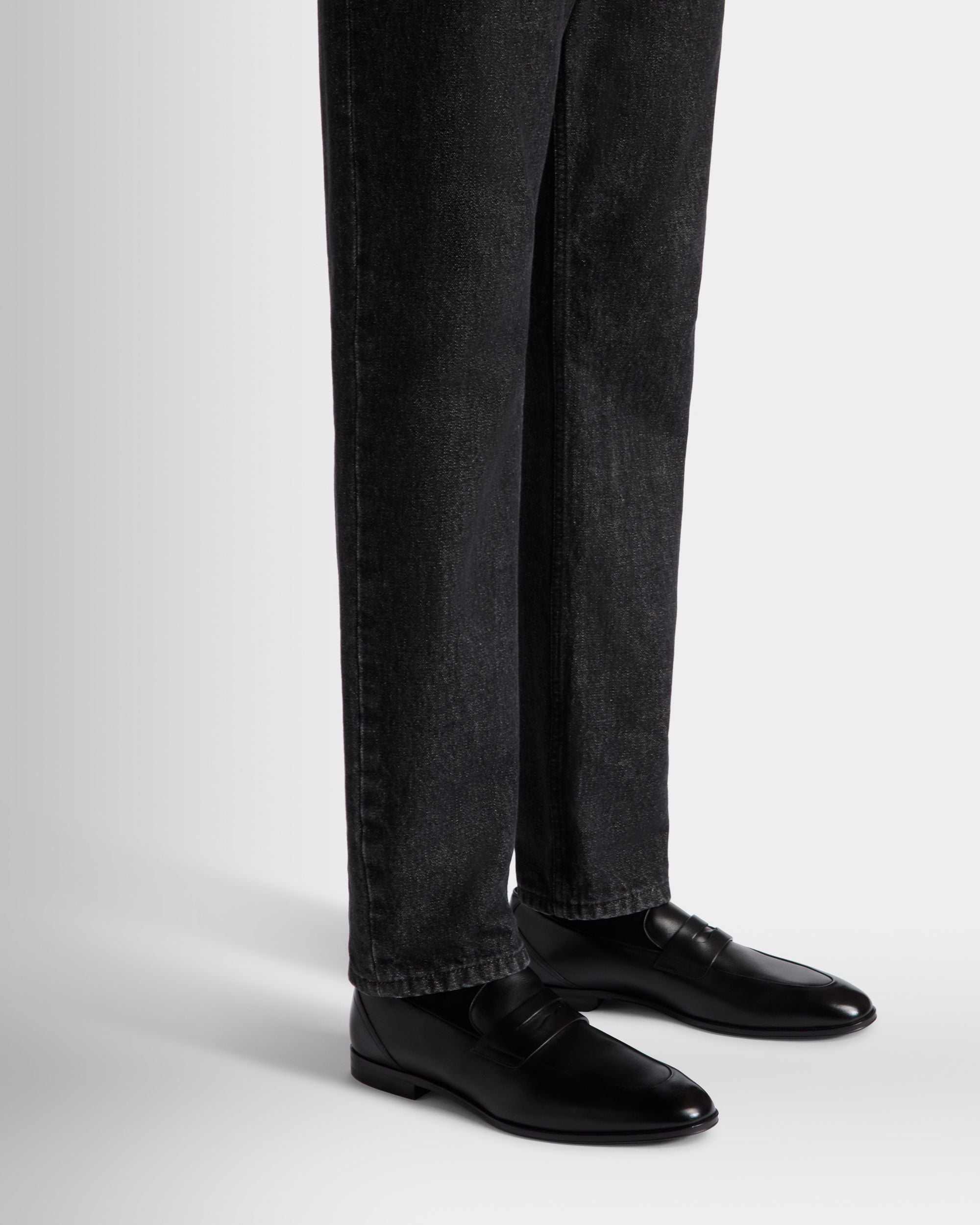 Mocassin Westminster En Cuir Noir - Homme - Bally - 02