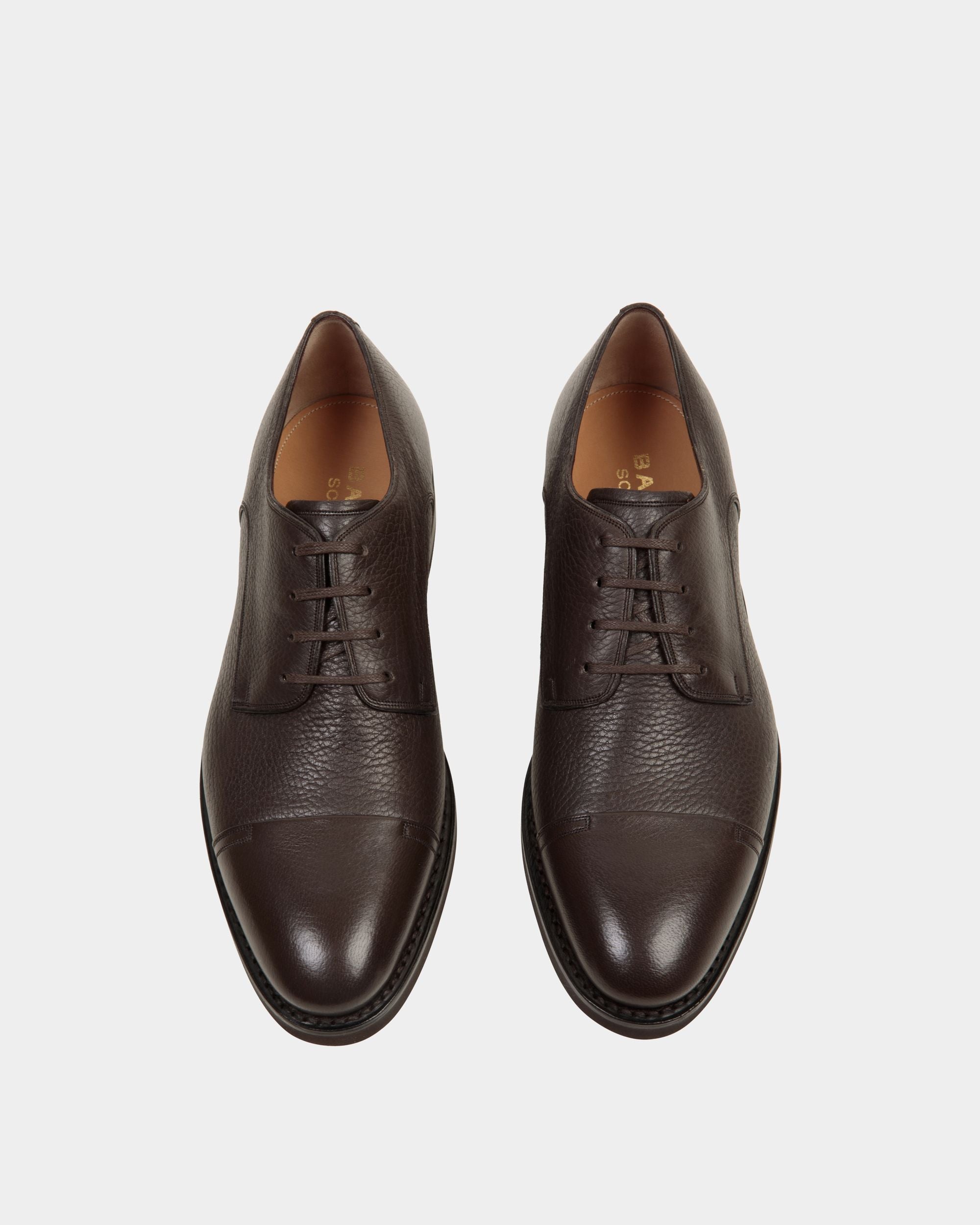 Derby Scribe Un En Cuir De Cerf Ebano - Homme - Bally - 04