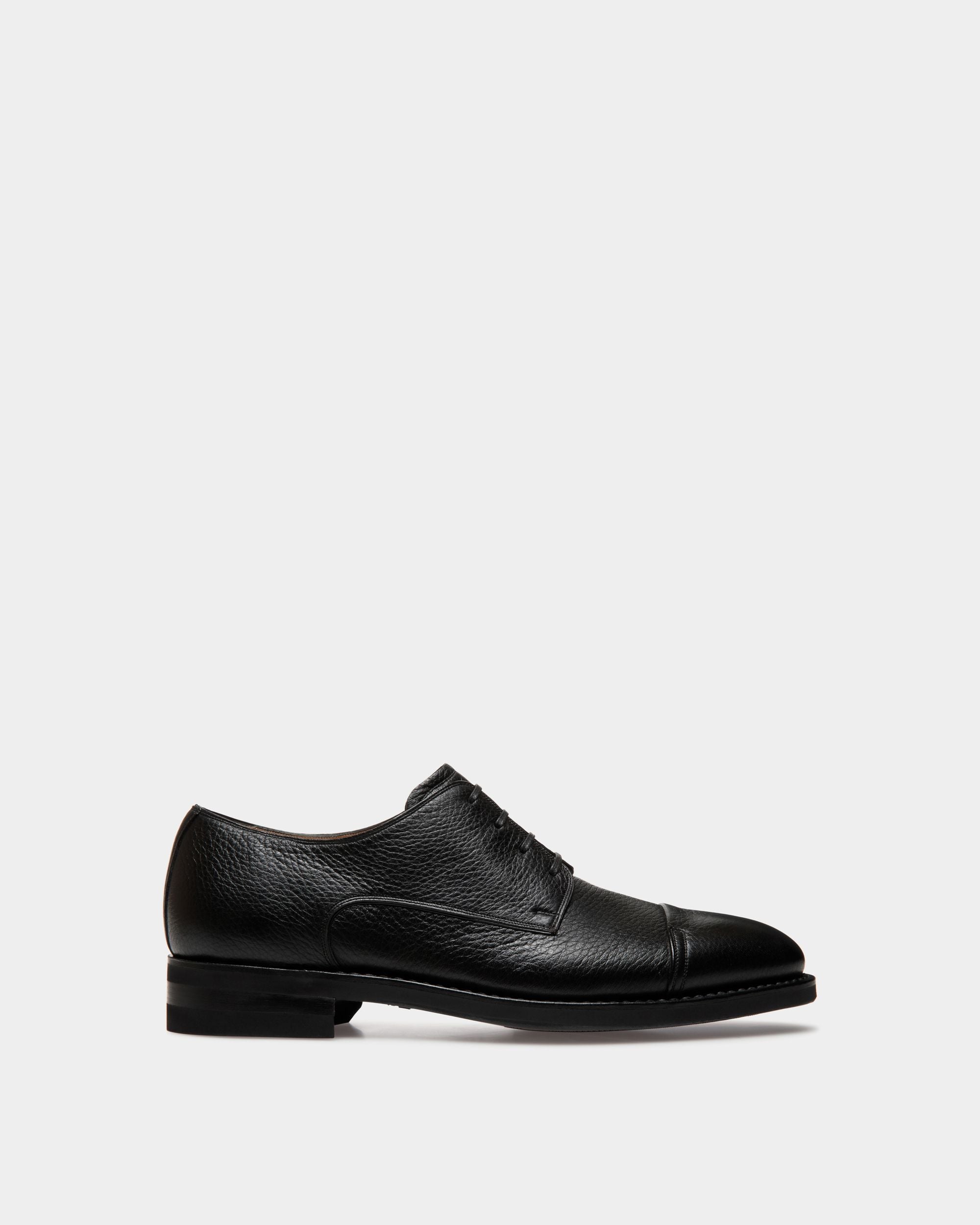 Derby Scribe Un En Cuir De Cerf Noir - Homme - Bally - 01