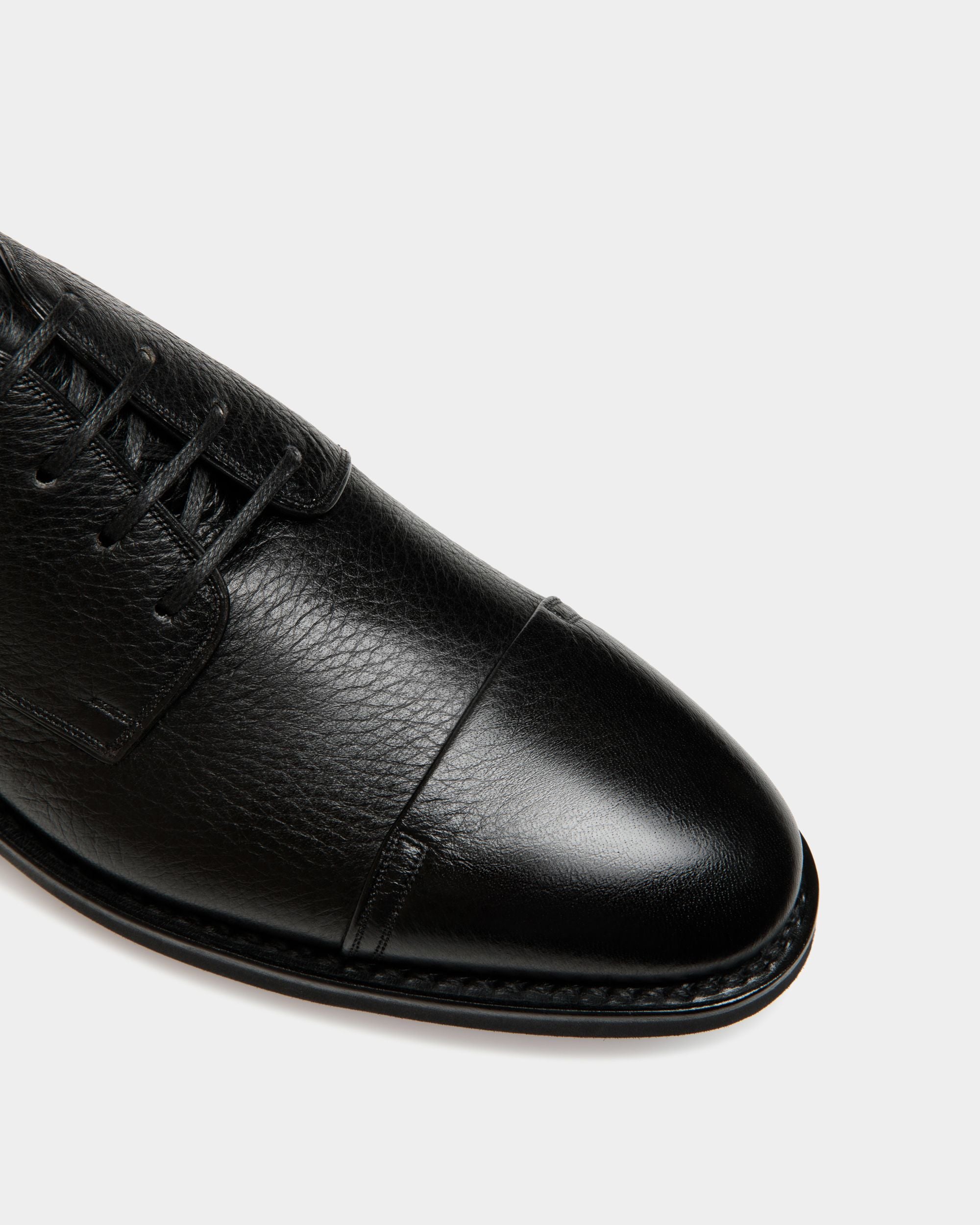 Derby Scribe Un En Cuir De Cerf Noir - Homme - Bally - 05