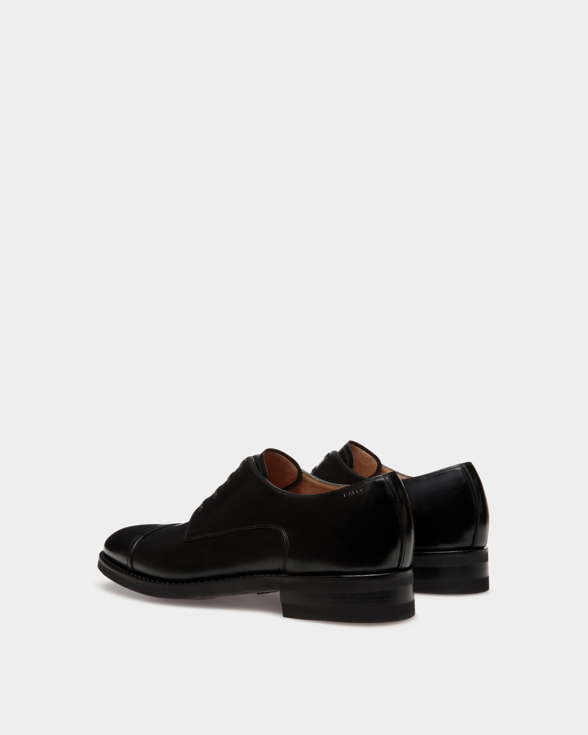 Derby Un Scribe En Cuir Noir - Homme - Bally - 03
