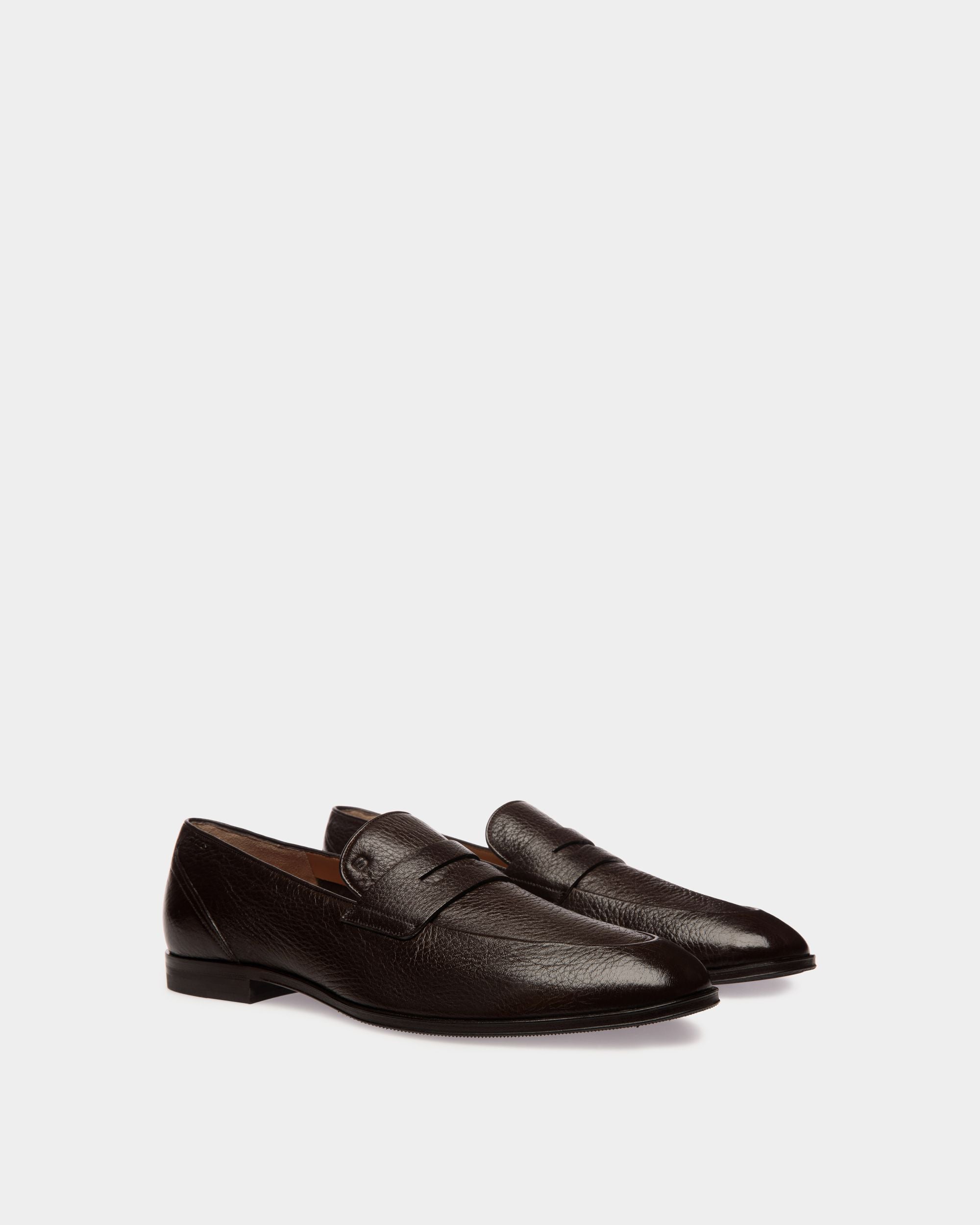 Mocassin Westminster En Cuir De Cerf Marron - Homme - Bally - 02