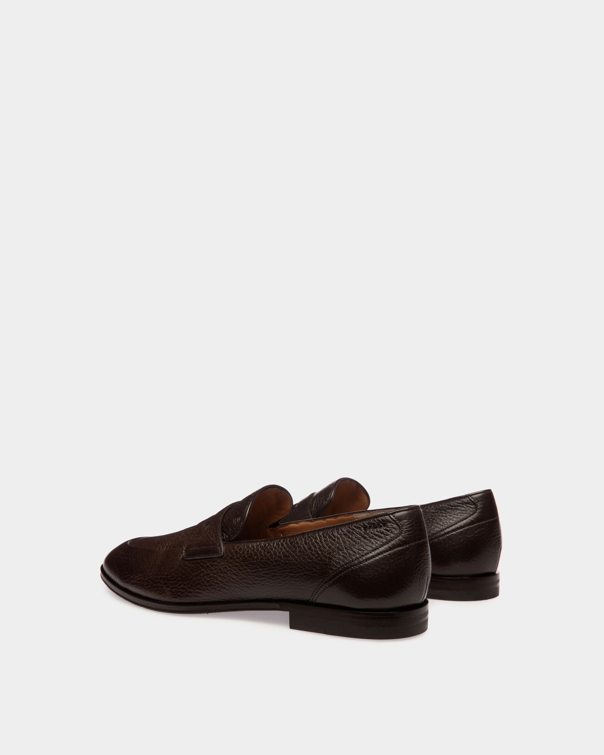 Mocassin Westminster En Cuir De Cerf Marron - Homme - Bally - 03