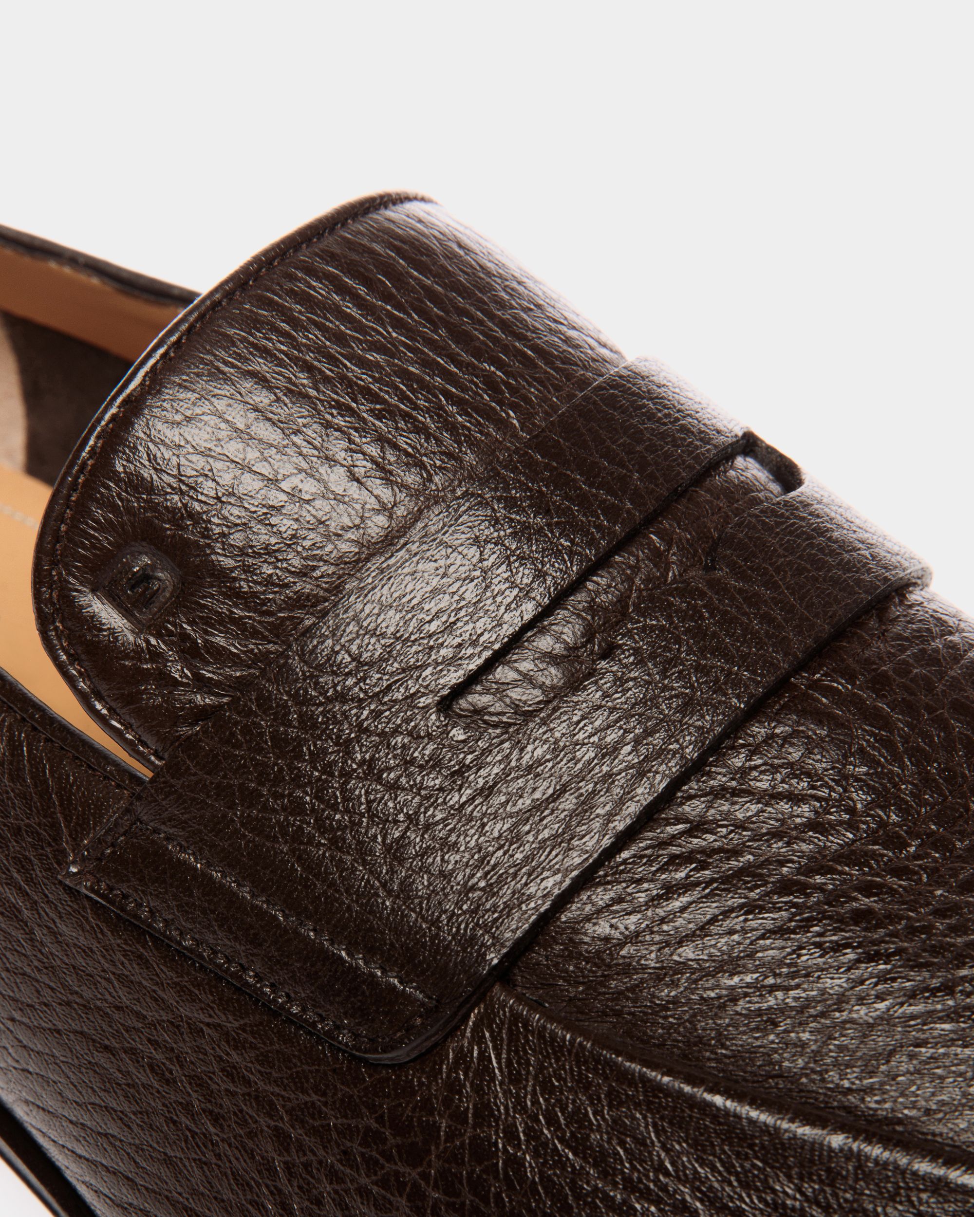 Mocassin Westminster En Cuir De Cerf Marron - Homme - Bally - 04