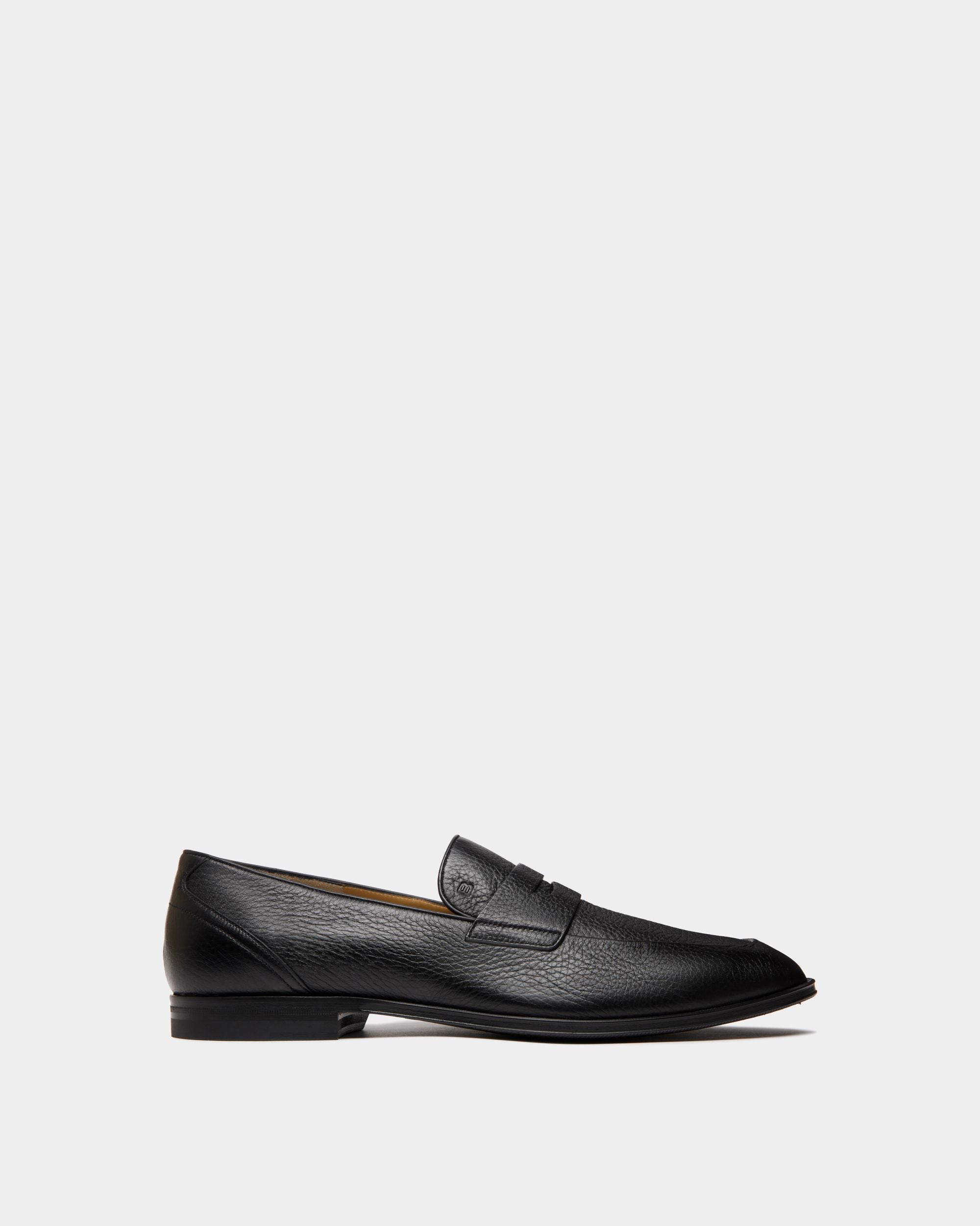 Mocassin Westminster En Cuir De Cerf Noir - Homme - Bally - 01