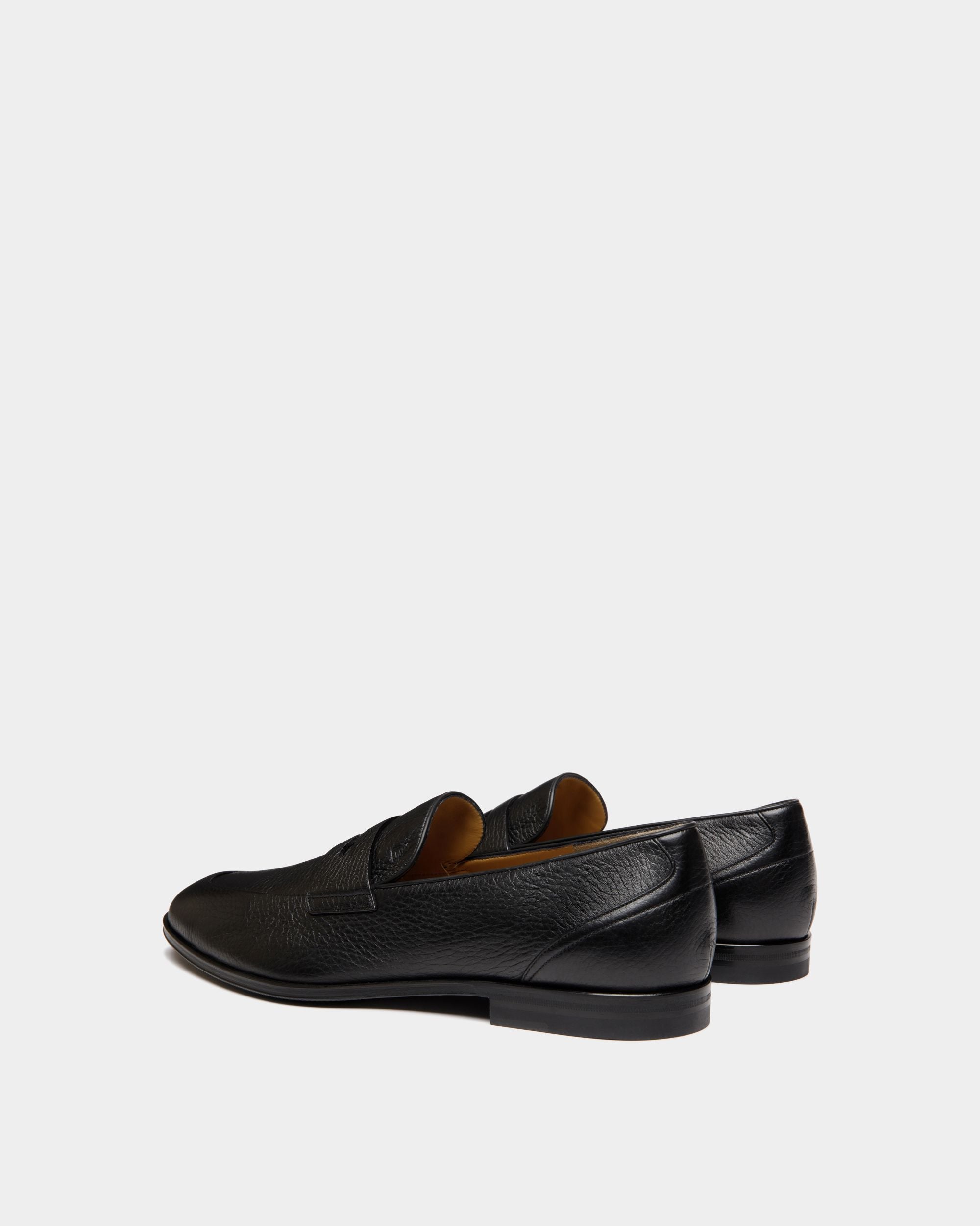 Mocassin Westminster En Cuir De Cerf Noir - Homme - Bally - 03