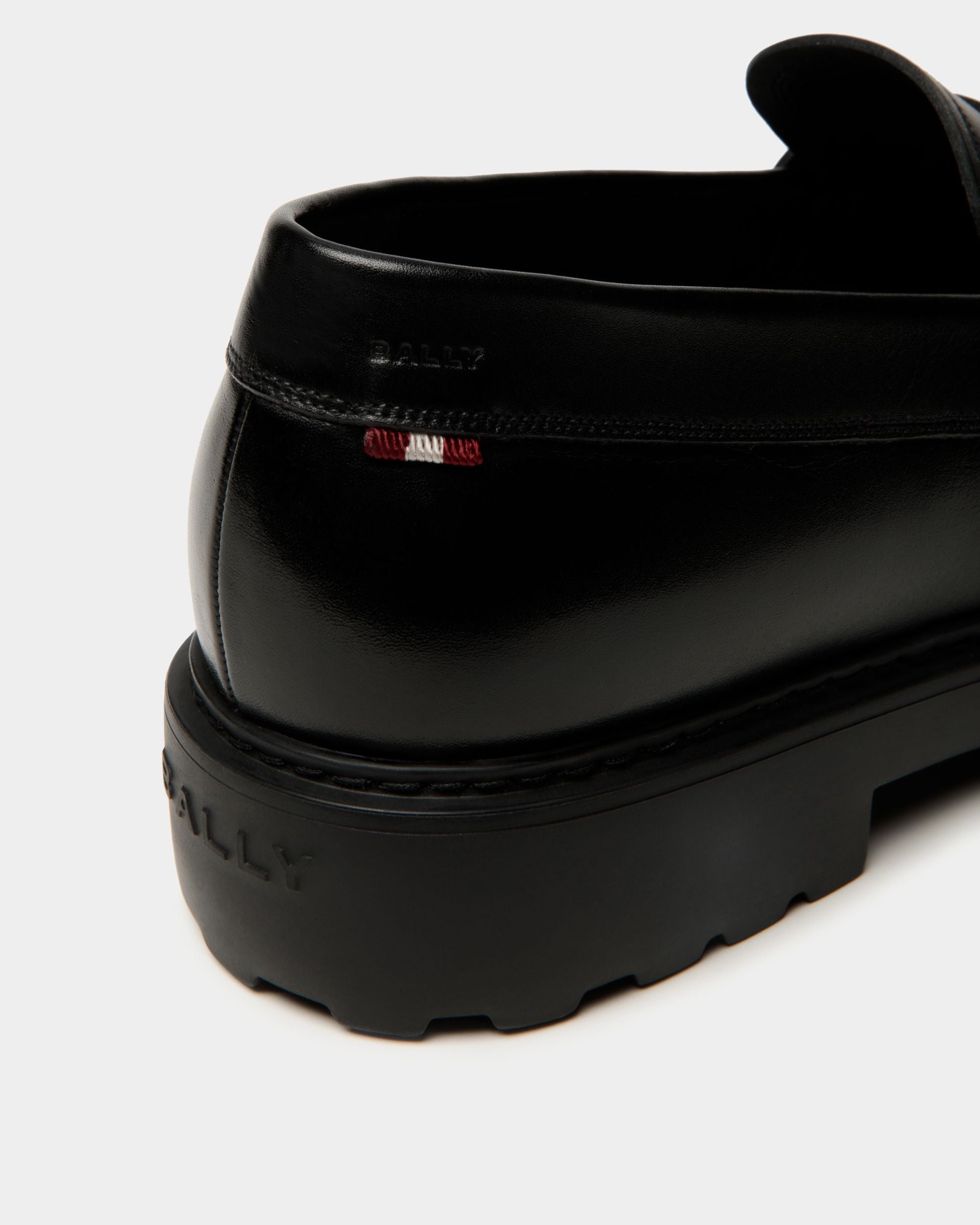 Mocassin Gusto En Cuir Noir - Homme - Bally - 04