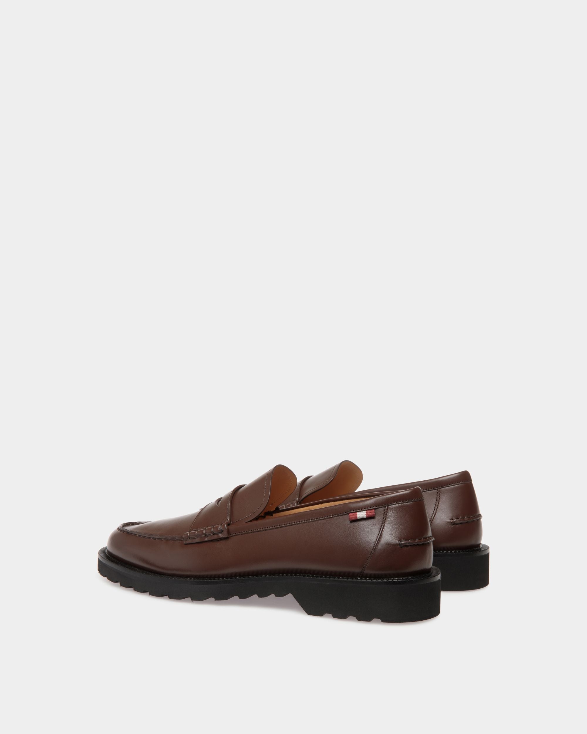 Mocassin En Cuir Marron - Homme - Bally - 03