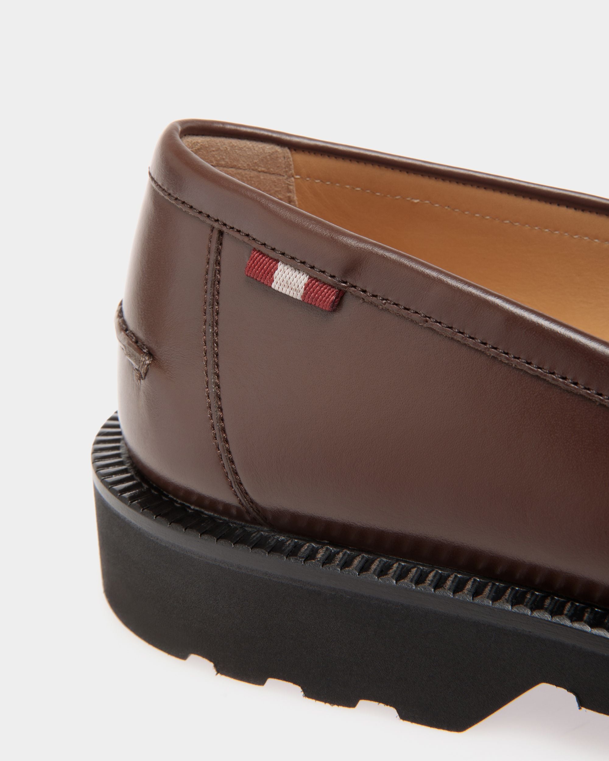 Mocassin En Cuir Marron - Homme - Bally - 05