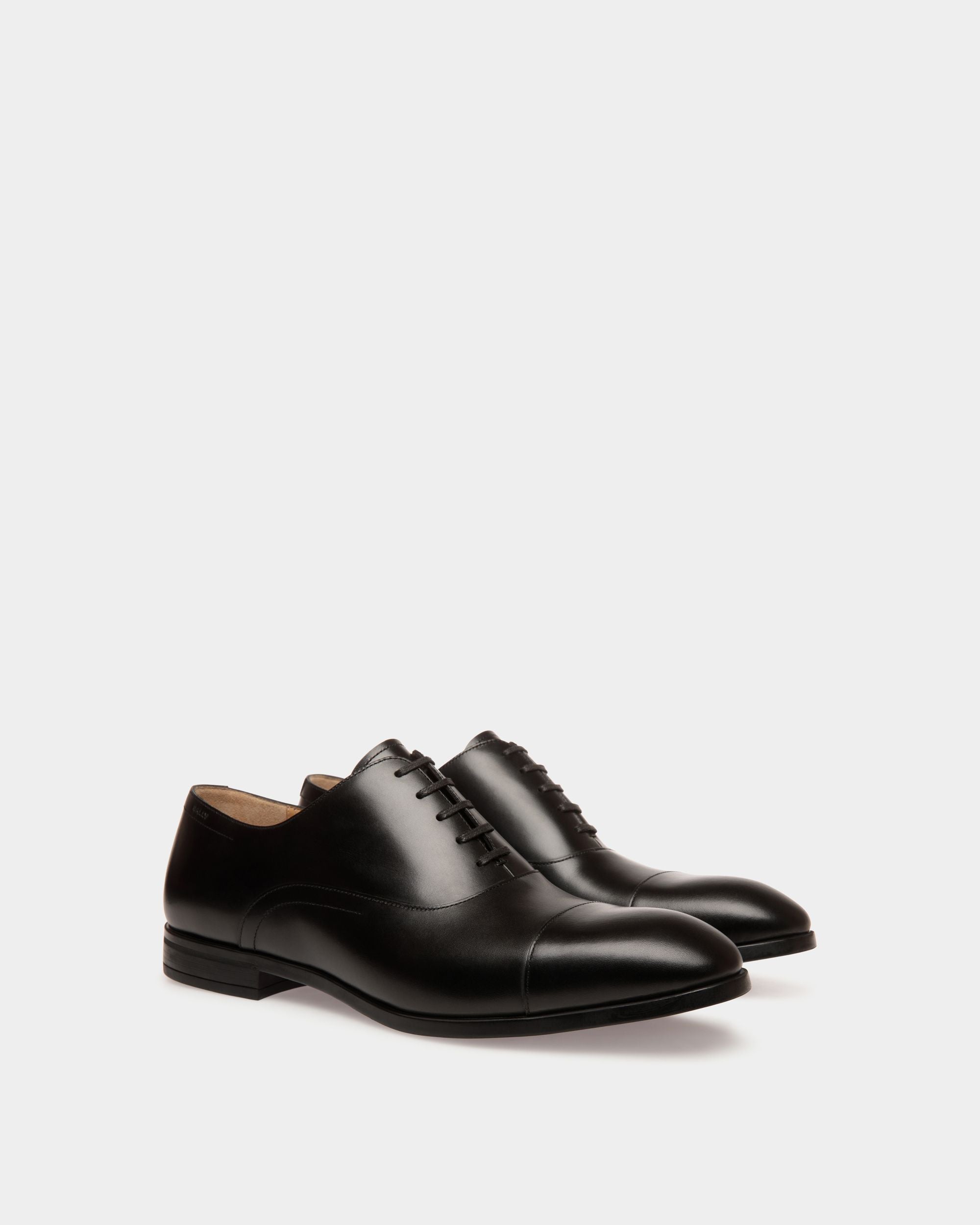 Oxford In Black  Leather - Homme - Bally - 02