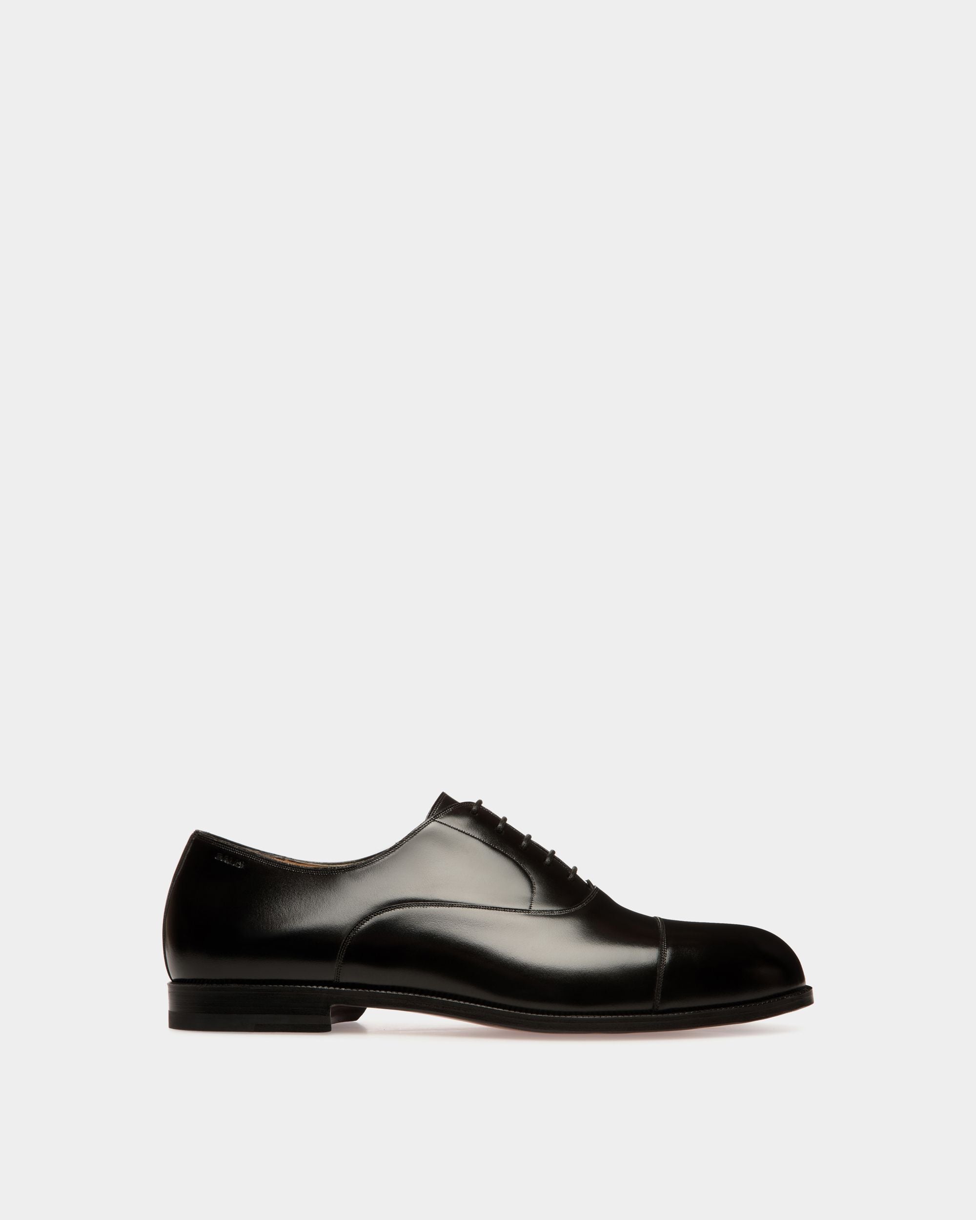 Richelieu Carl En Cuir Noir - Homme - Bally - 01