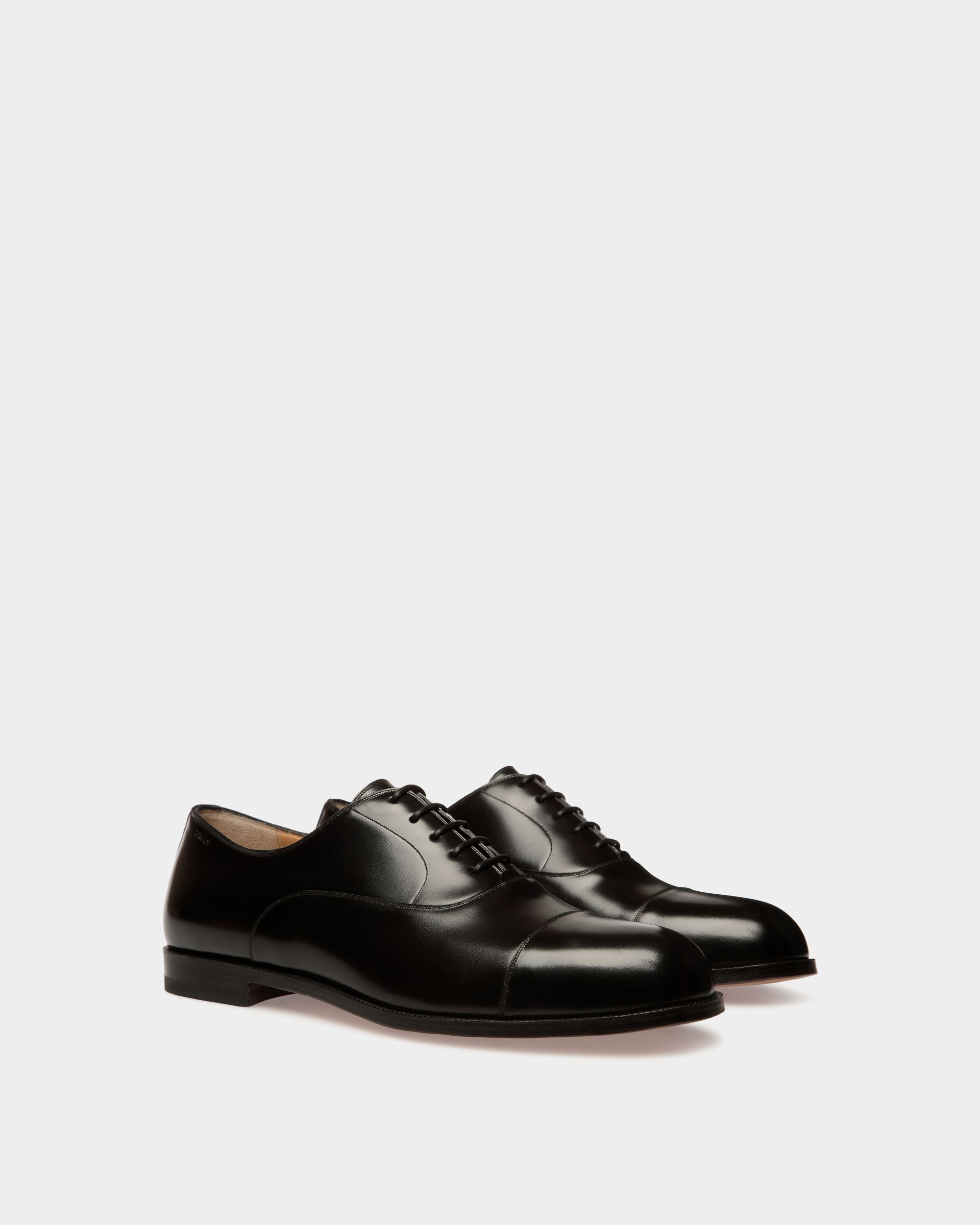 Richelieu Carl En Cuir Noir - Homme - Bally - 03