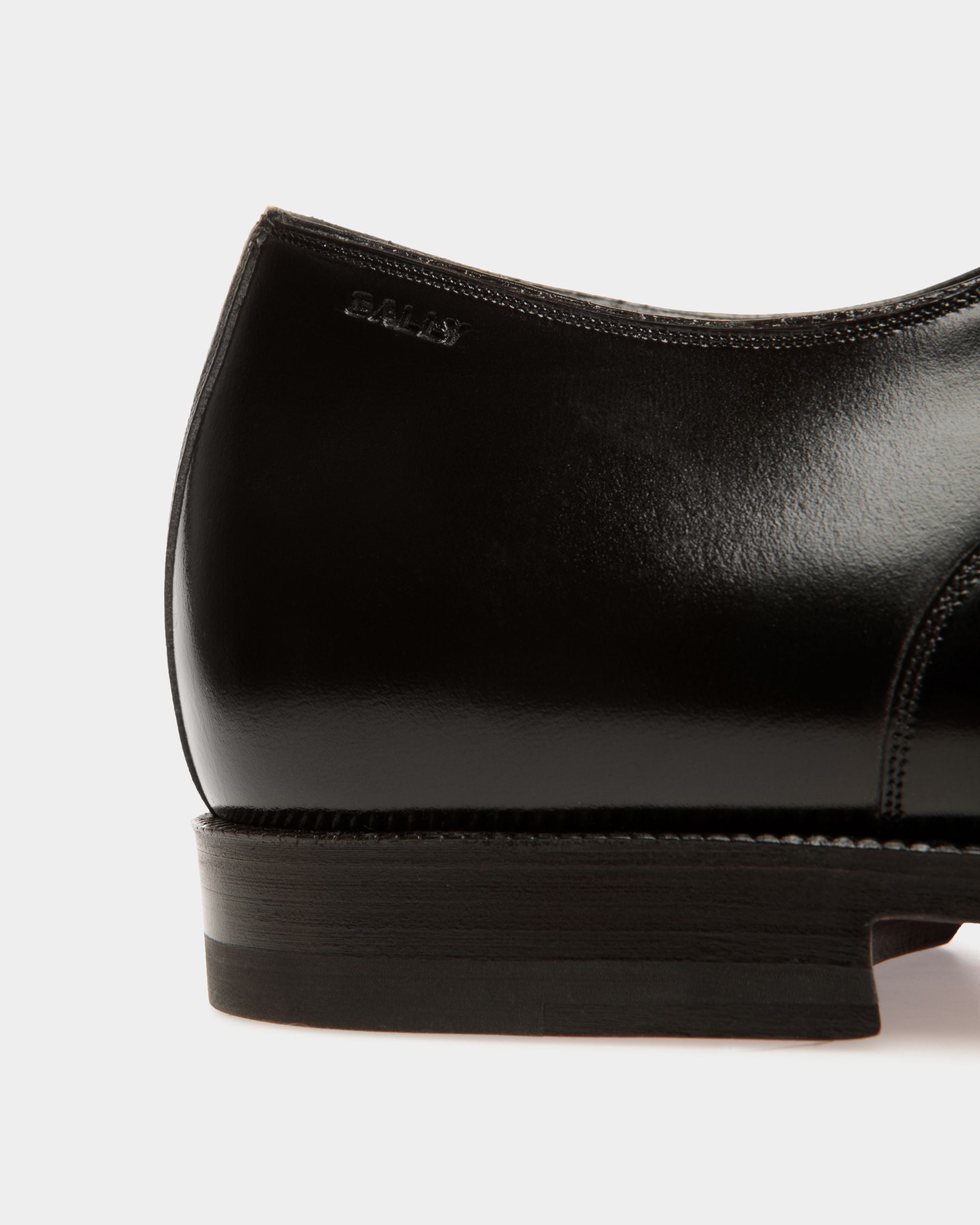 Richelieu Carl En Cuir Noir - Homme - Bally - 06