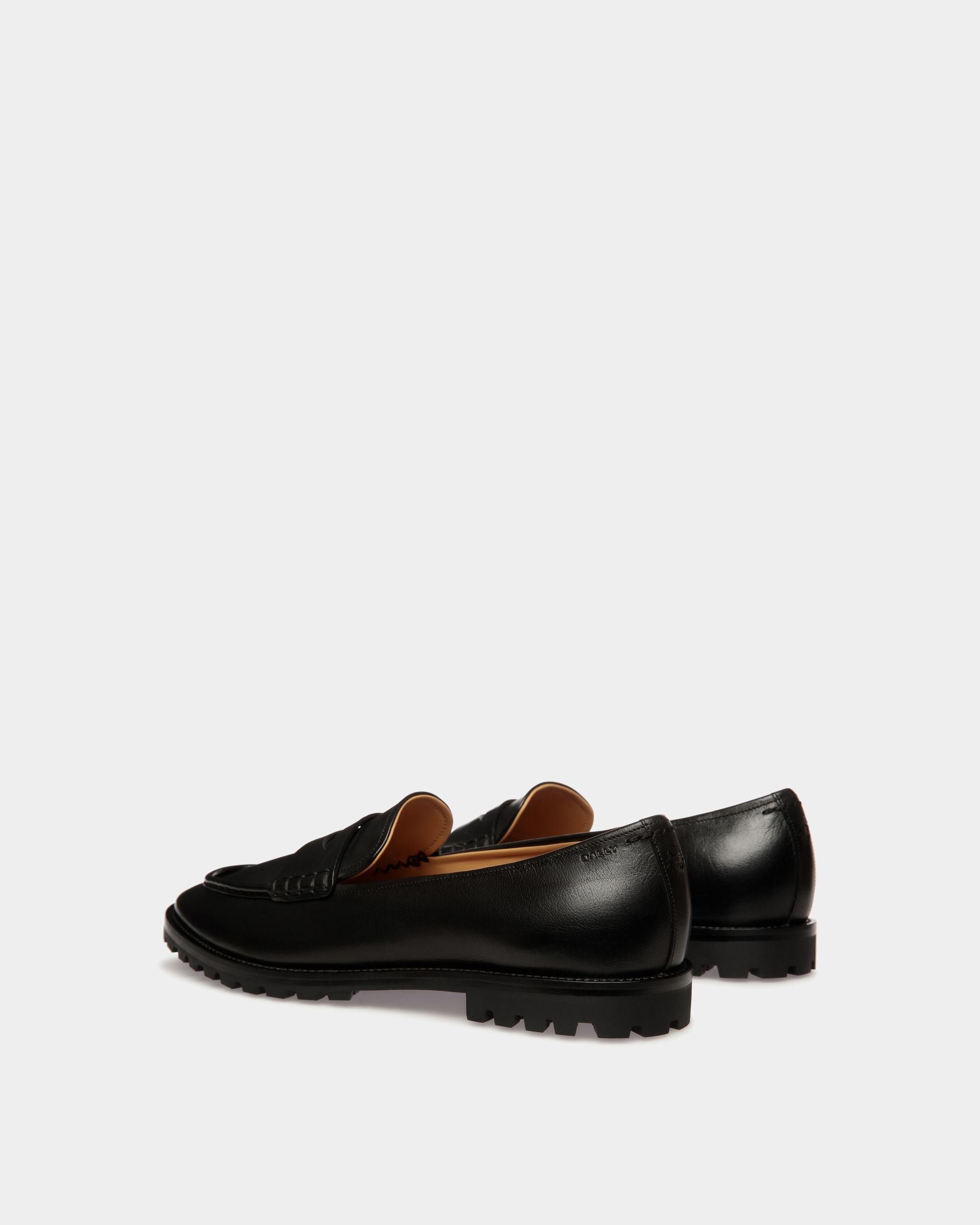Mocassin Solaria En Cuir Noir - Homme - Bally - 04