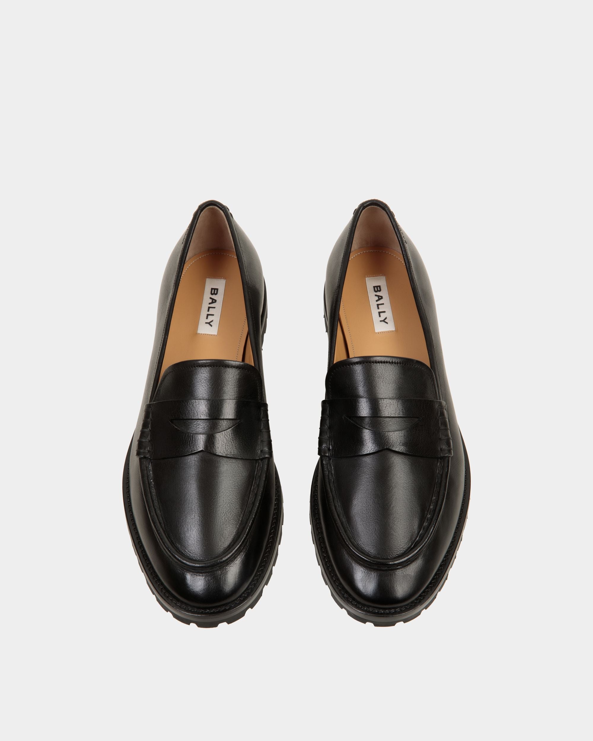 Mocassin Solaria En Cuir Noir - Homme - Bally - 05