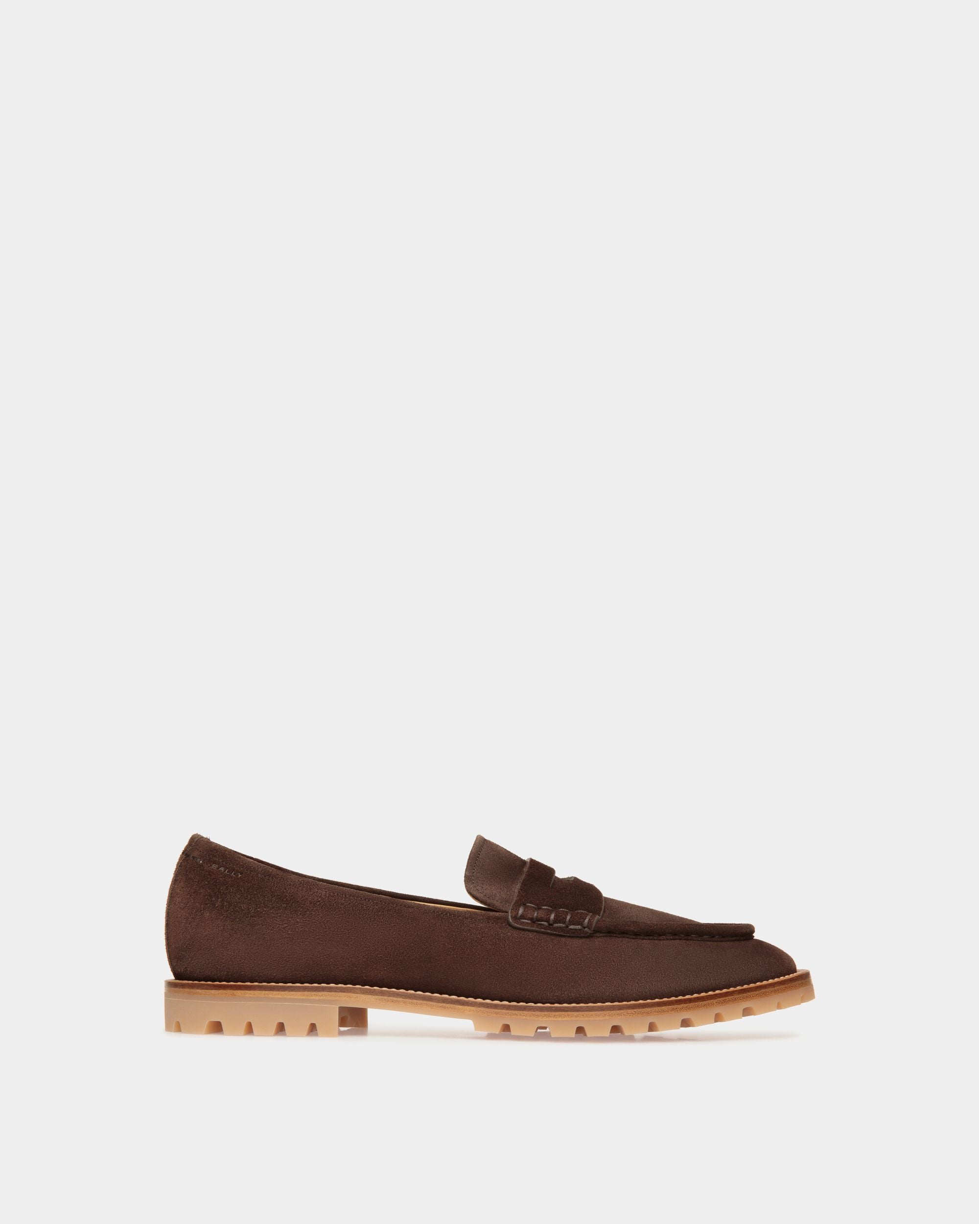 Mocassin Solaria En Daim Ebano - Homme - Bally - 01