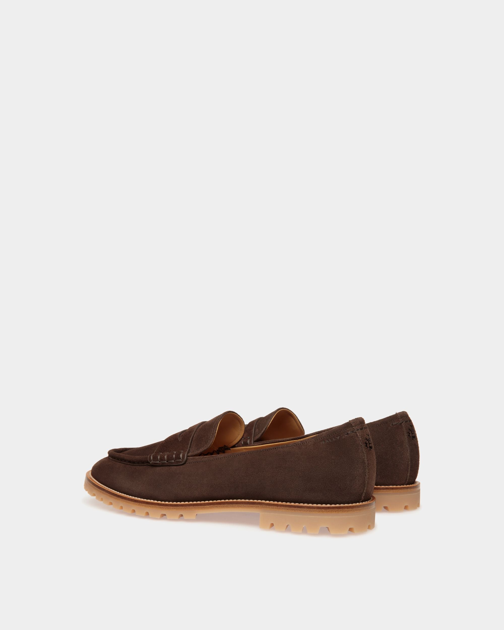 Mocassin Solaria En Daim Ebano - Homme - Bally - 04