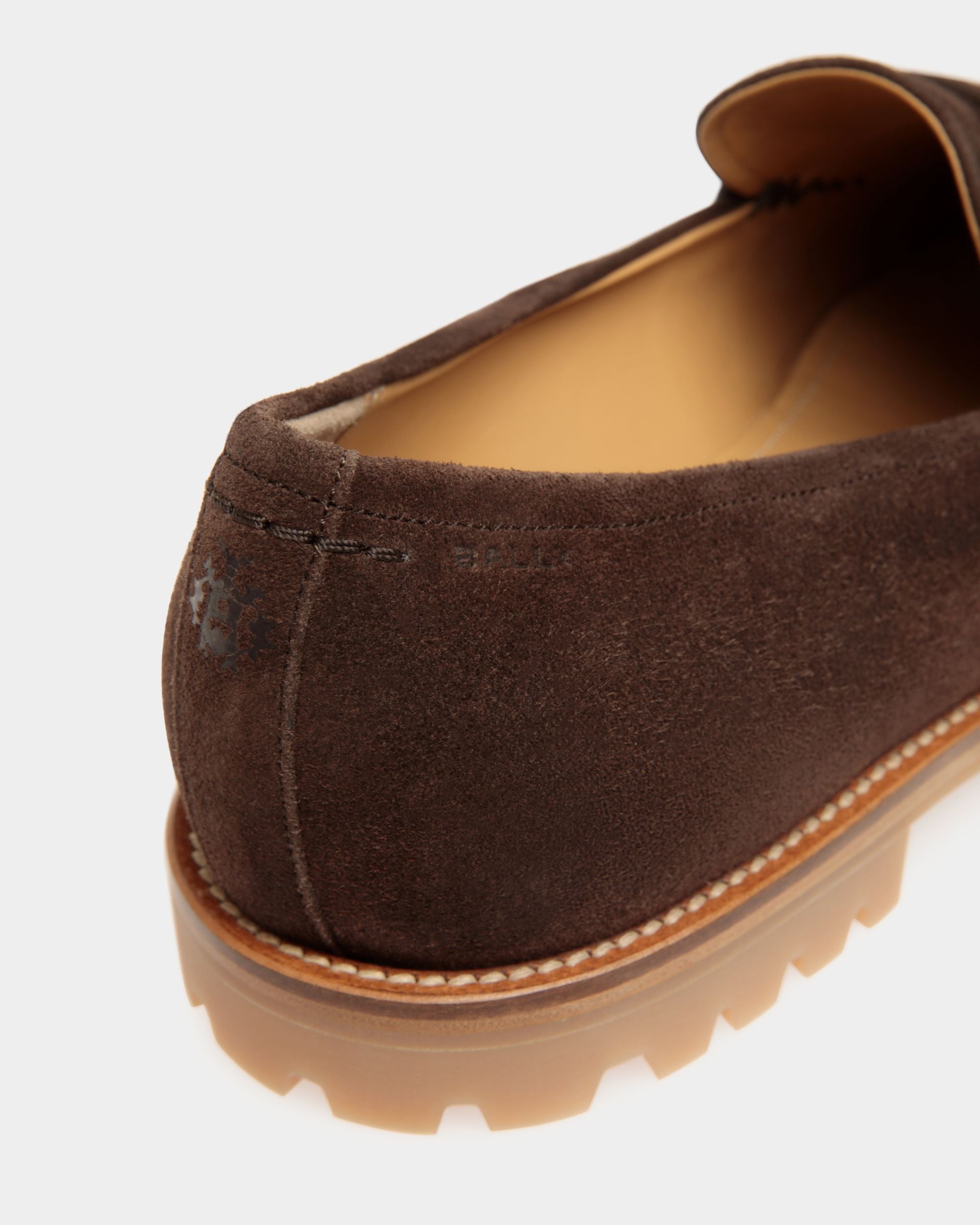 Mocassin Solaria En Daim Ebano - Homme - Bally - 06