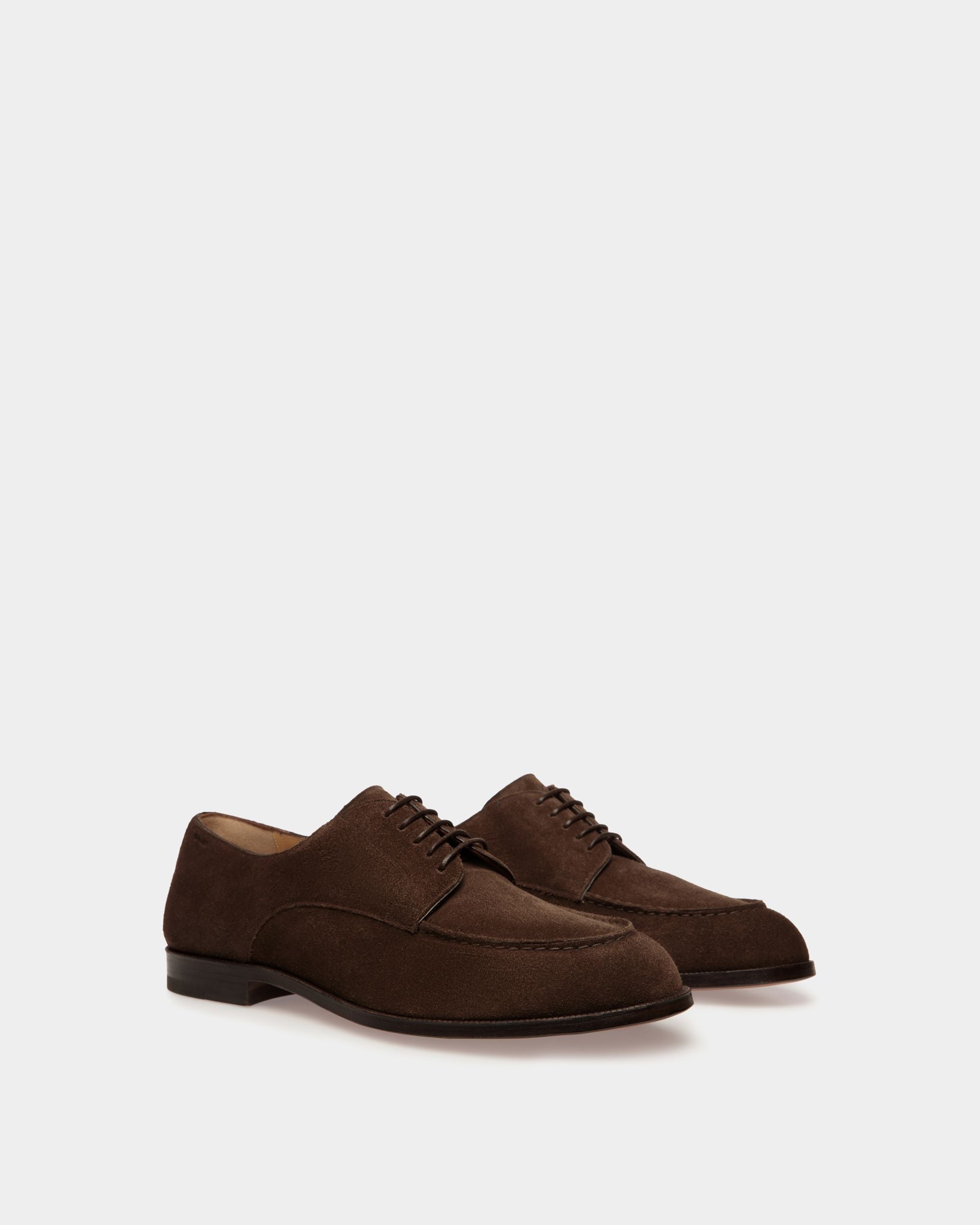 Derby Carl En Daim Ebano - Homme - Bally - 03