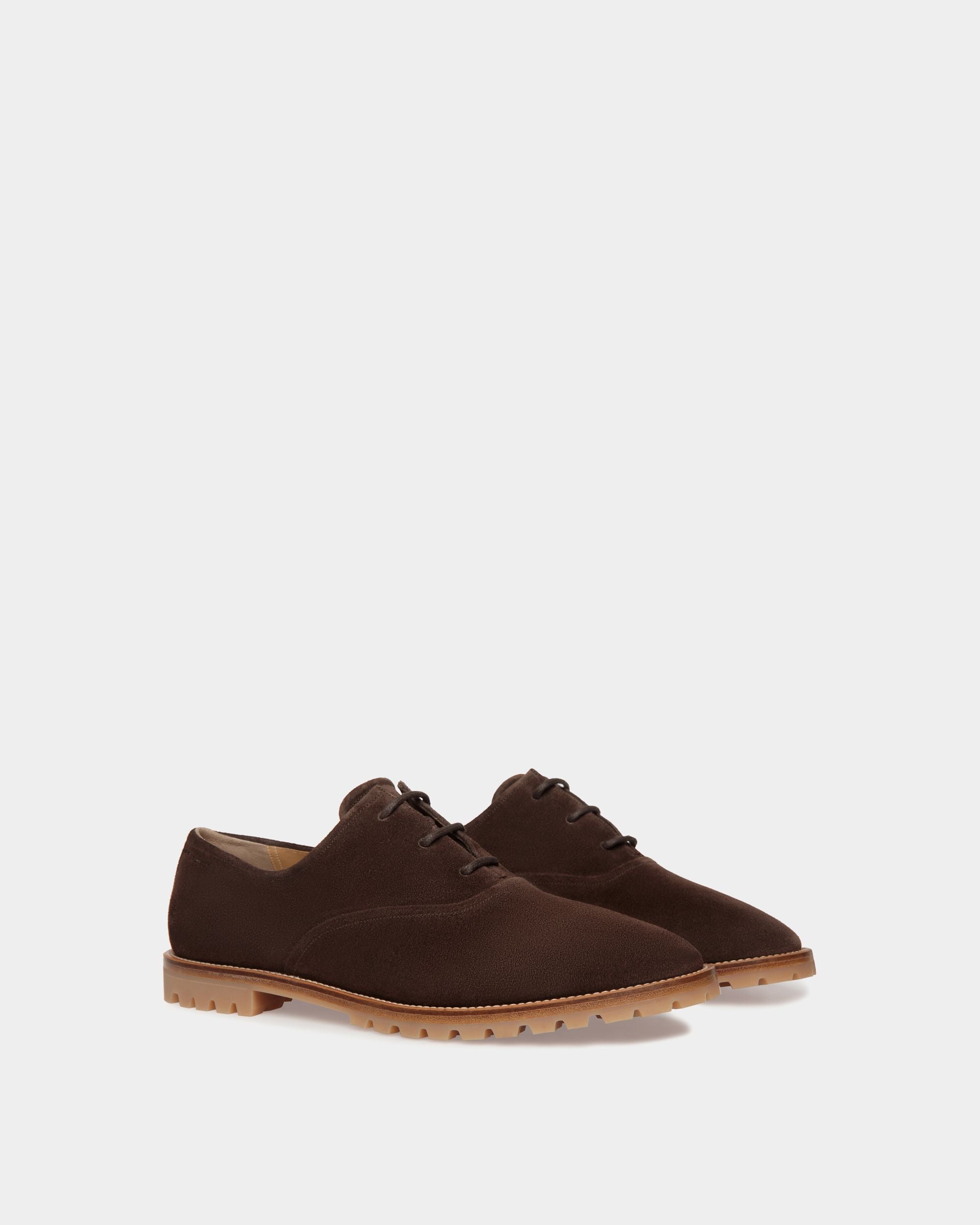Richelieu Solaria En Daim Ebano - Homme - Bally - 03