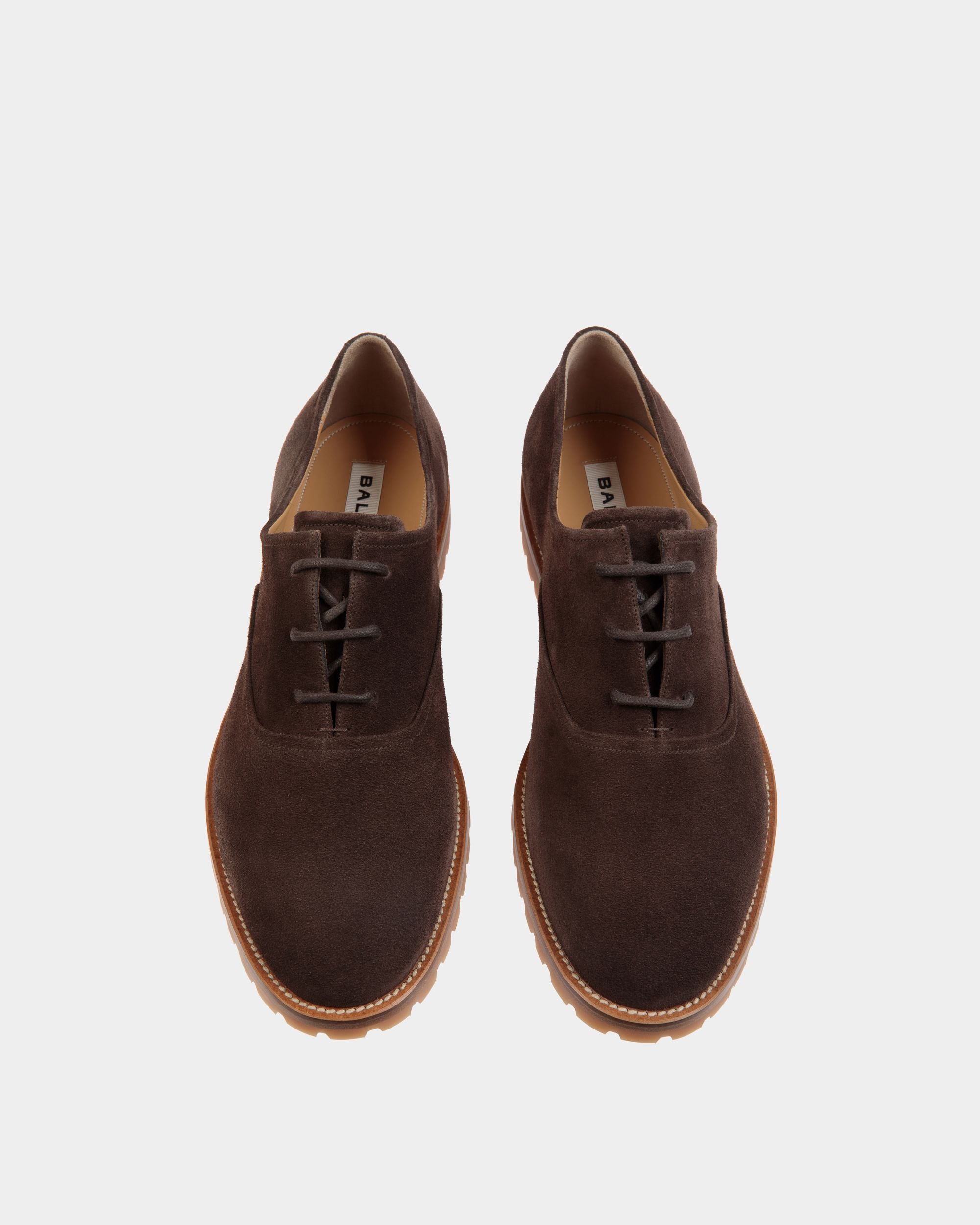 Richelieu Solaria En Daim Ebano - Homme - Bally - 05