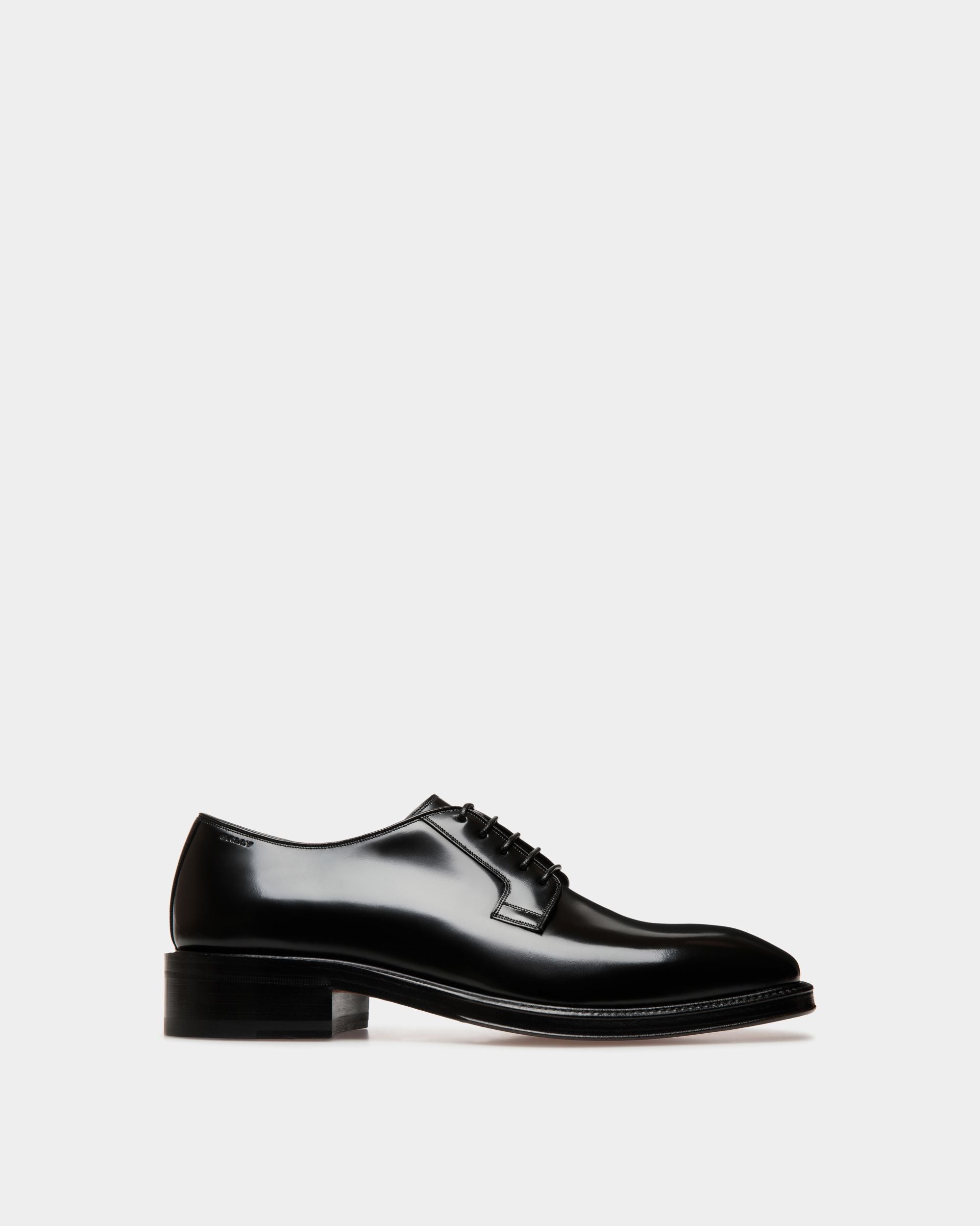 Derby Sockel En Cuir Noir - Homme - Bally - 01