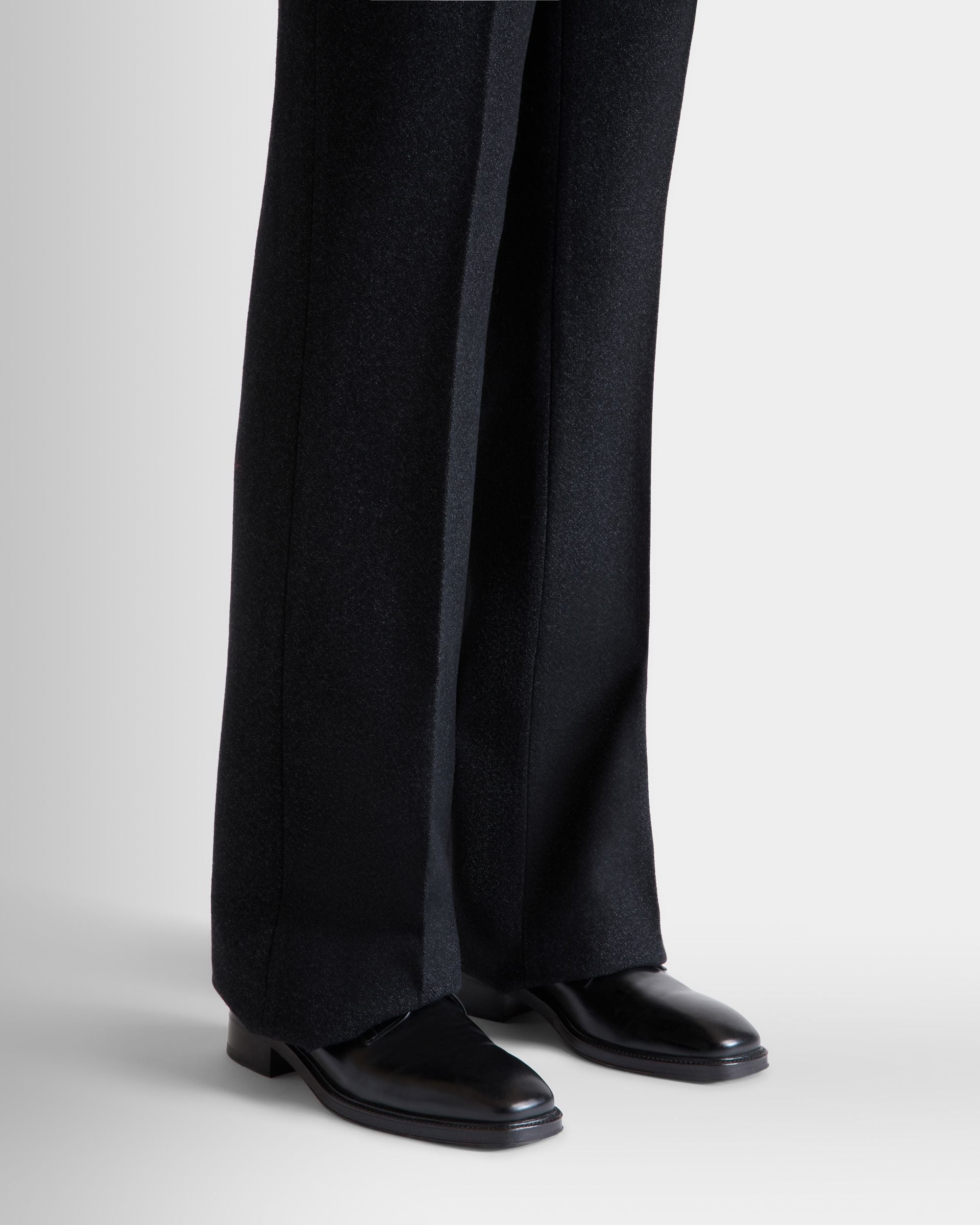 Derby Sockel En Cuir Noir - Homme - Bally - 02