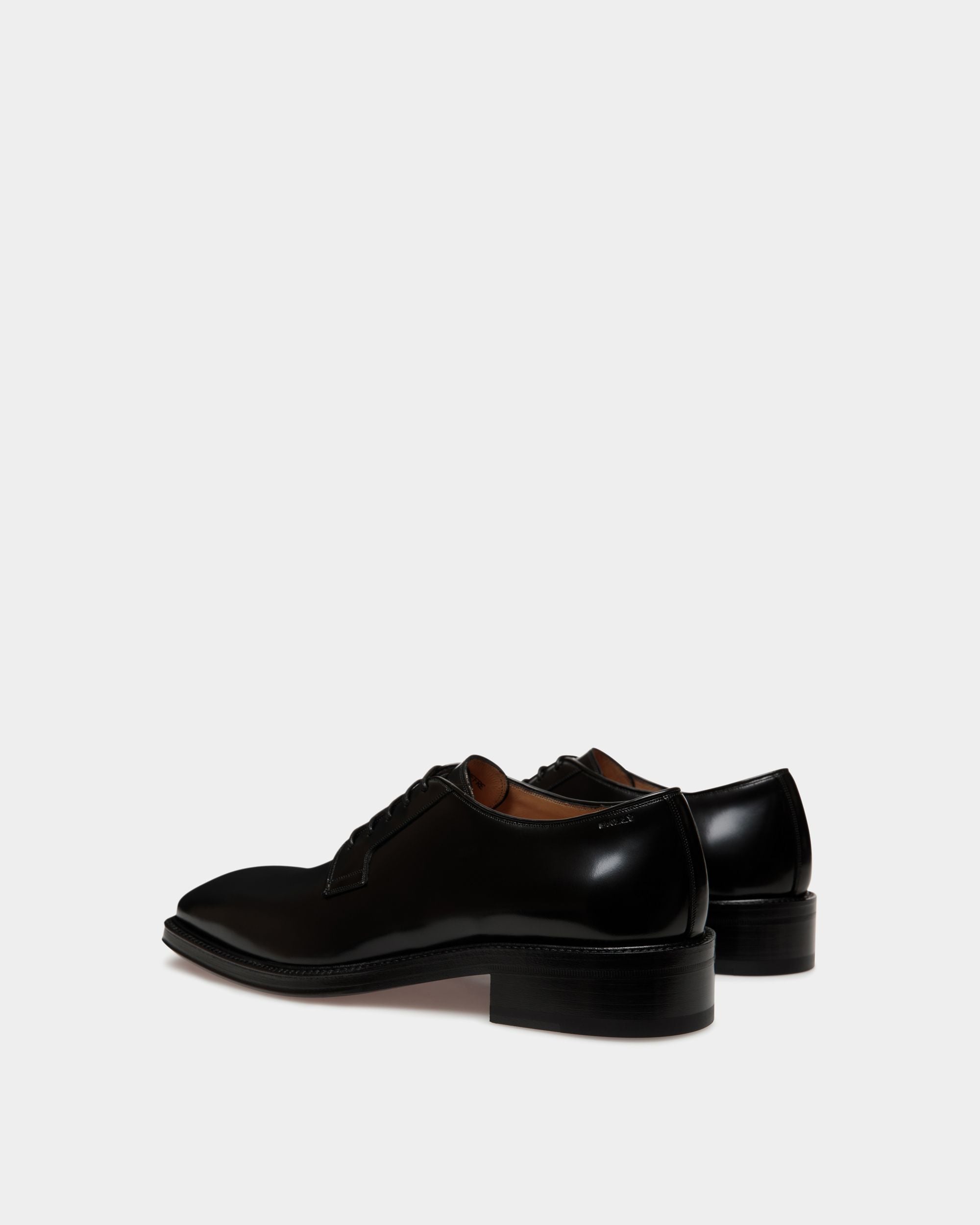 Derby Sockel En Cuir Noir - Homme - Bally - 04