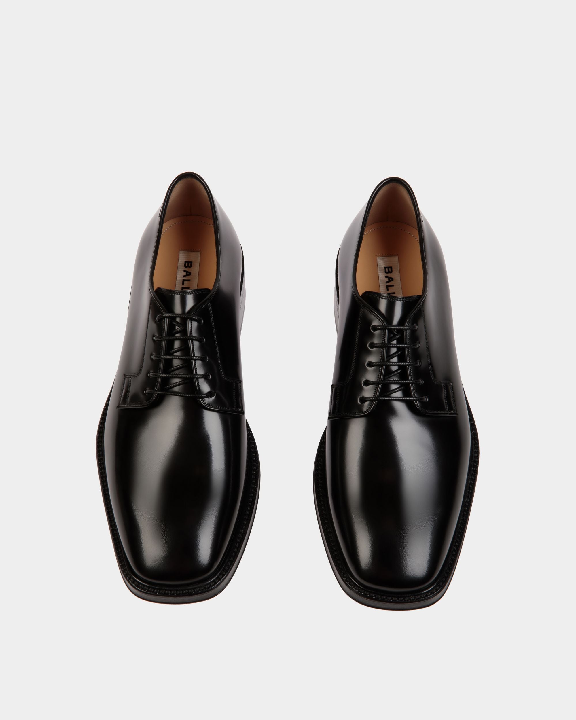Derby Sockel En Cuir Noir - Homme - Bally - 05