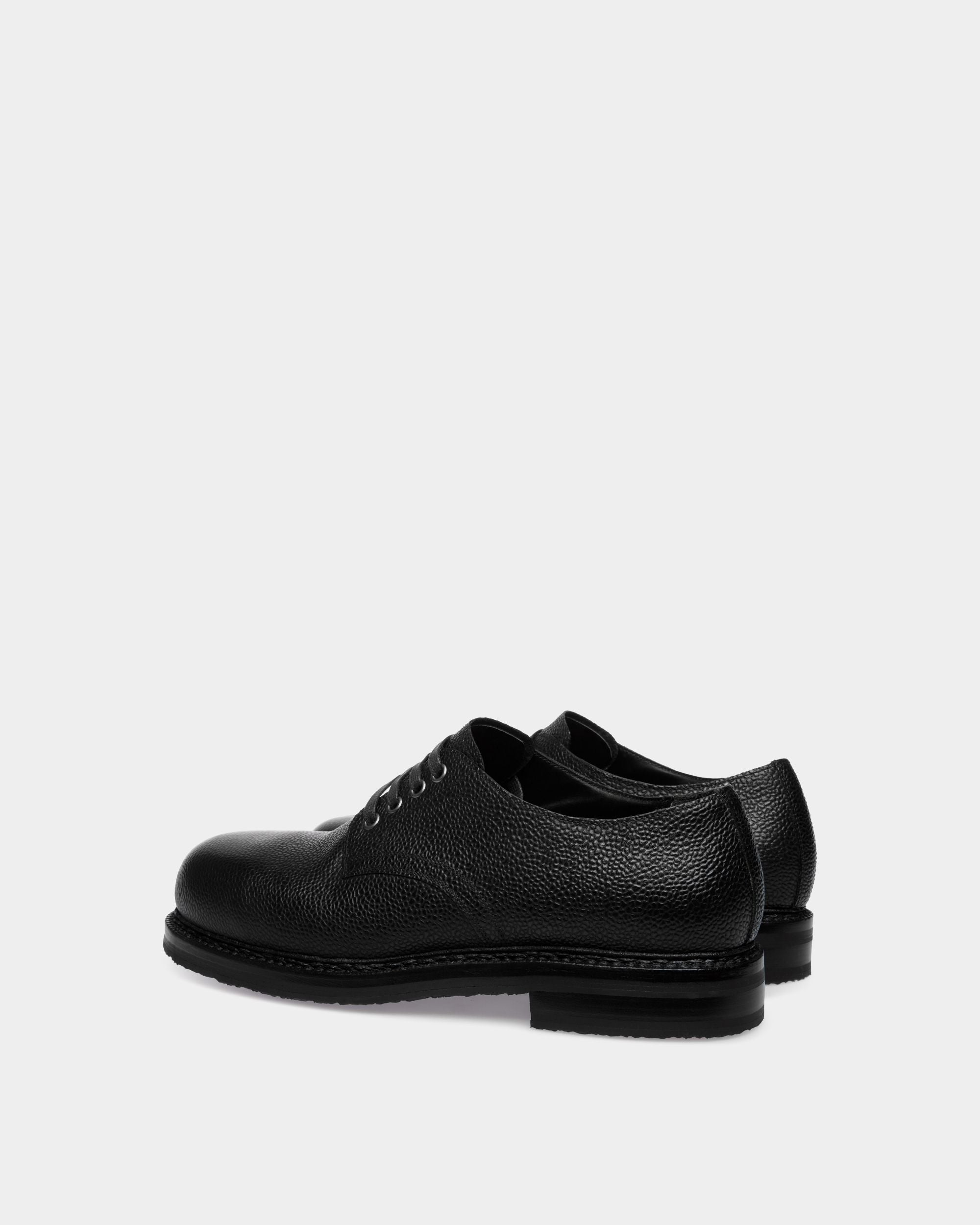 Derby Norwelt En Cuir Grainé Noir - Homme - Bally - 03