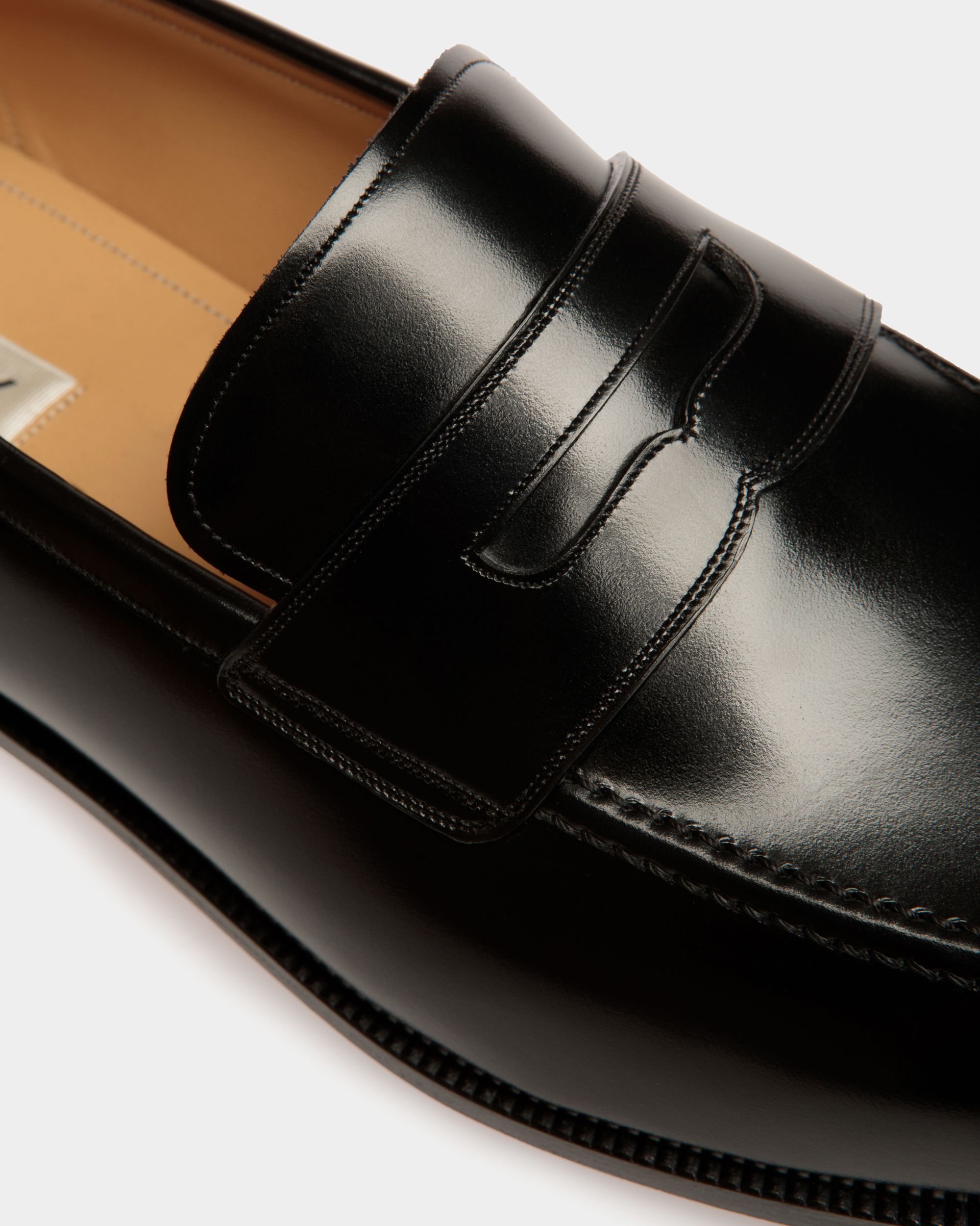 Mocassin Carl En Cuir Noir - Homme - Bally - 05