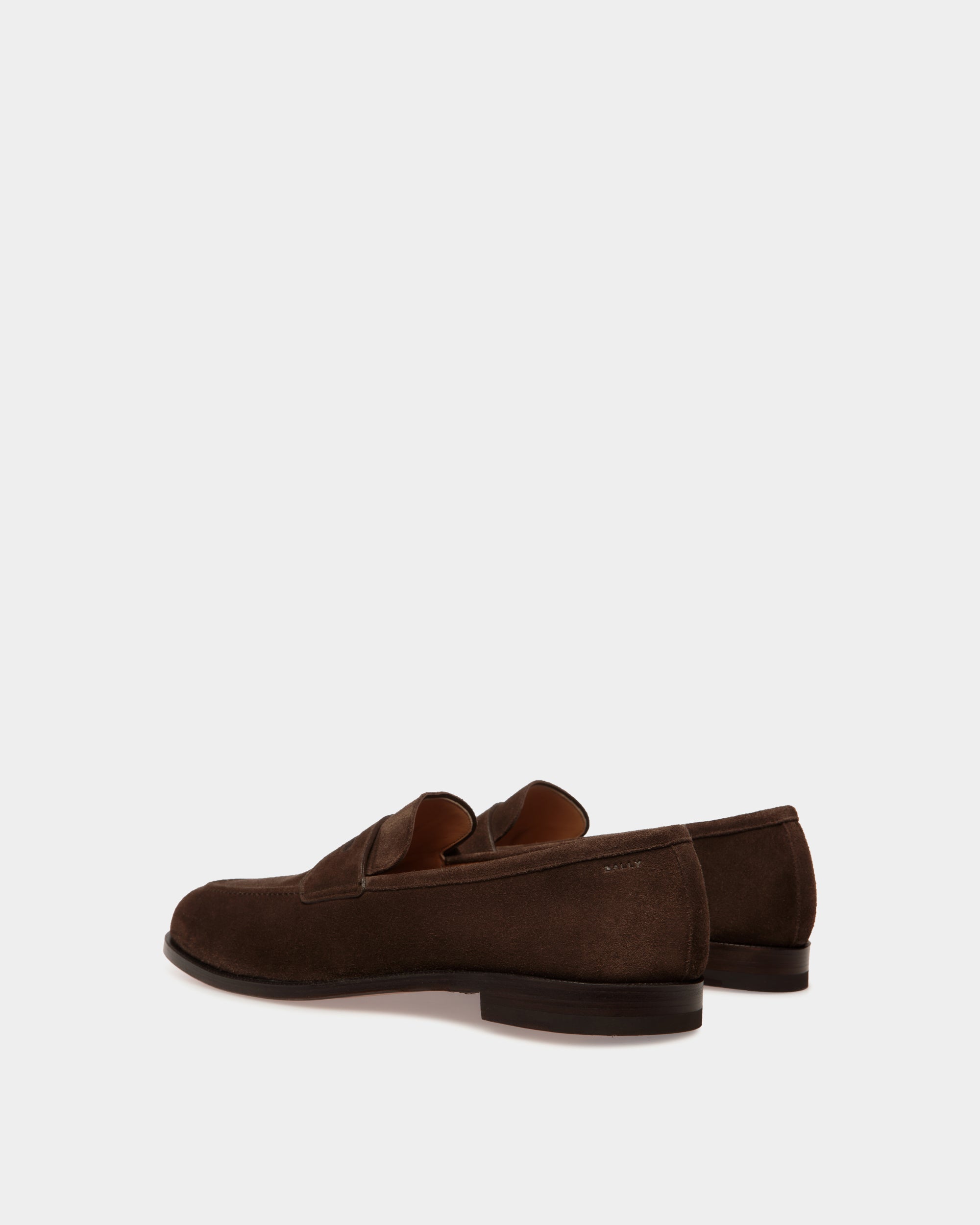 Mocassin Carl En Daim Ebano - Homme - Bally - 03