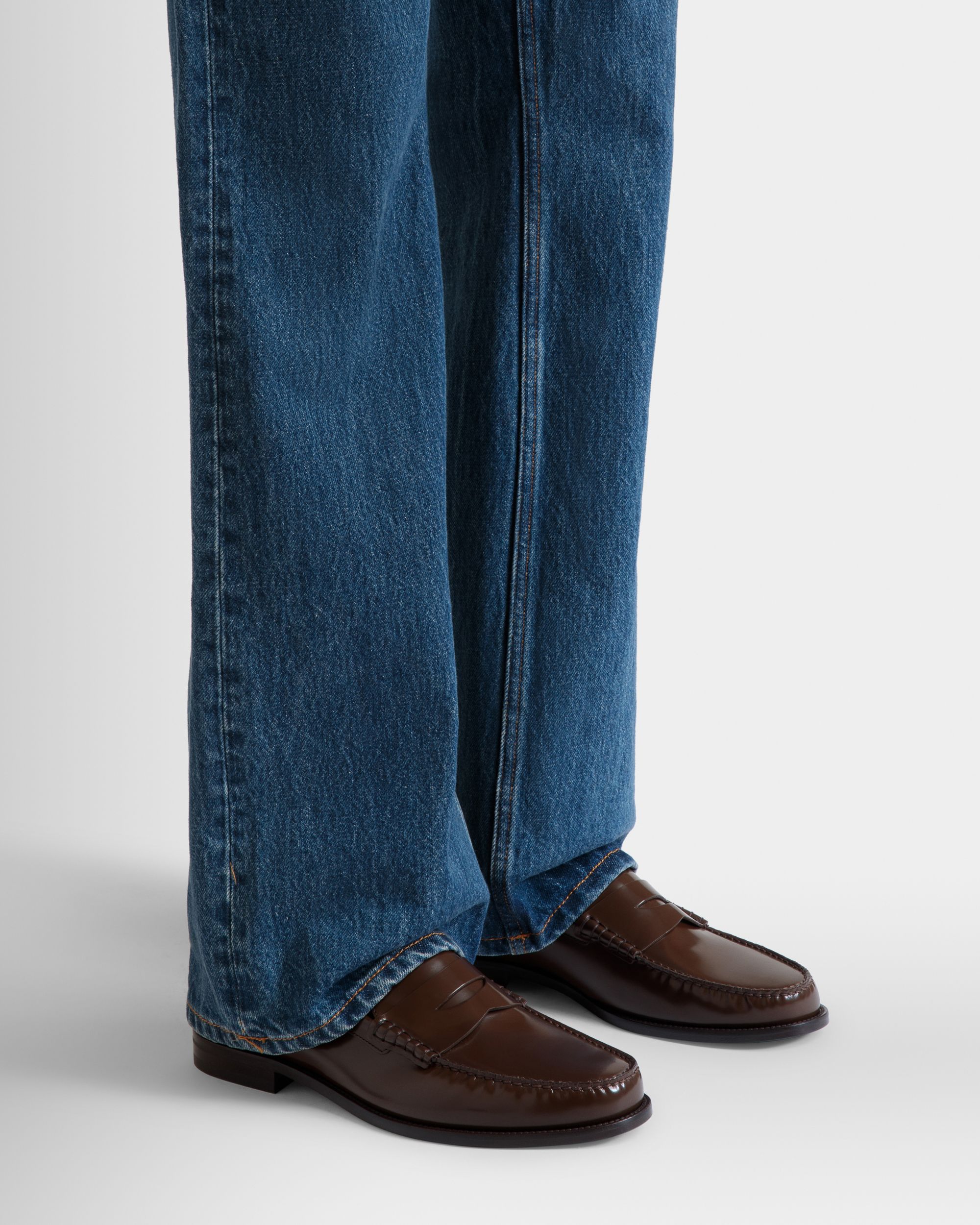 Mocassin Capitol En Cuir Ebano - Homme - Bally - 02