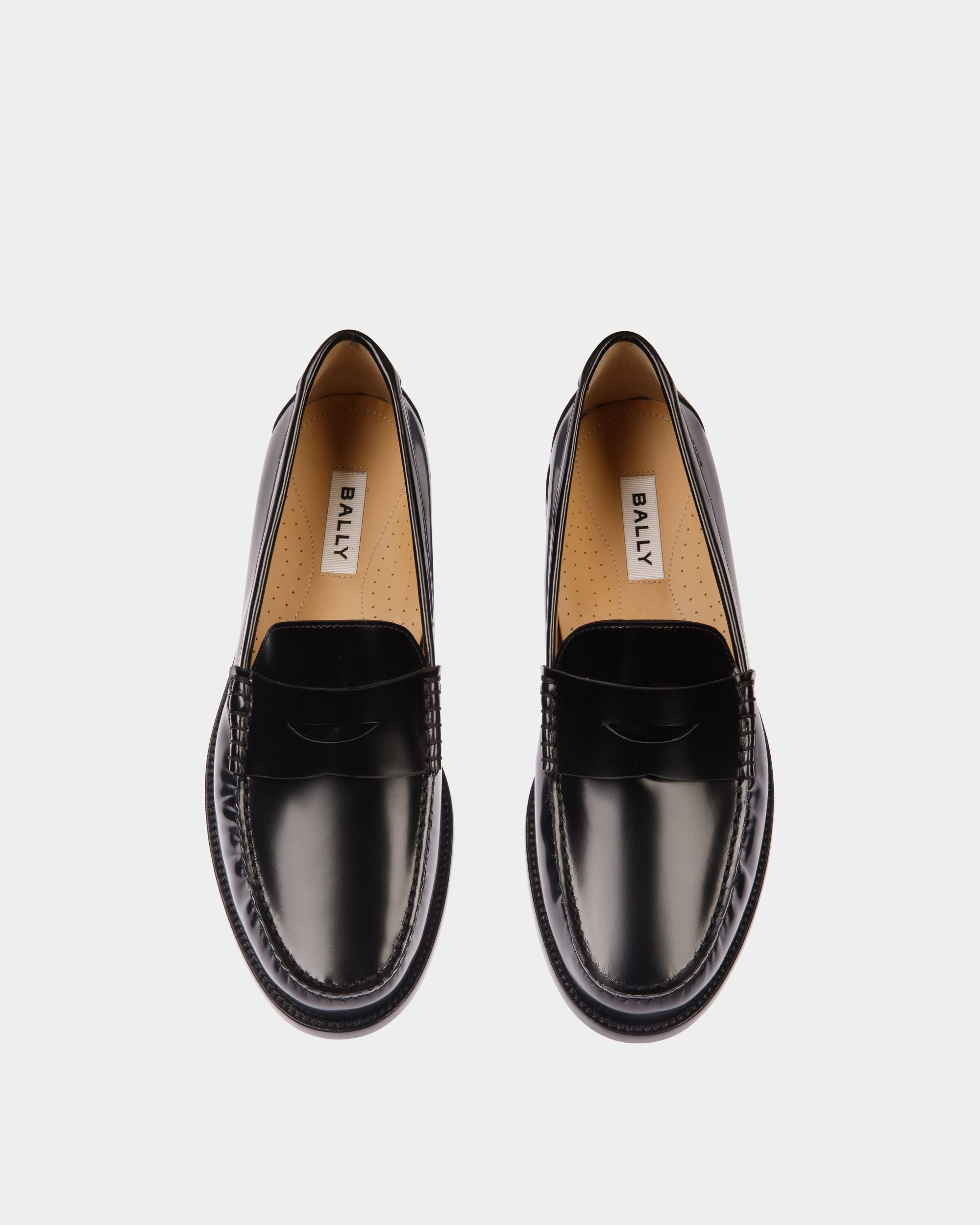 Mocassin Capitol En Cuir Noir - Homme - Bally - 04