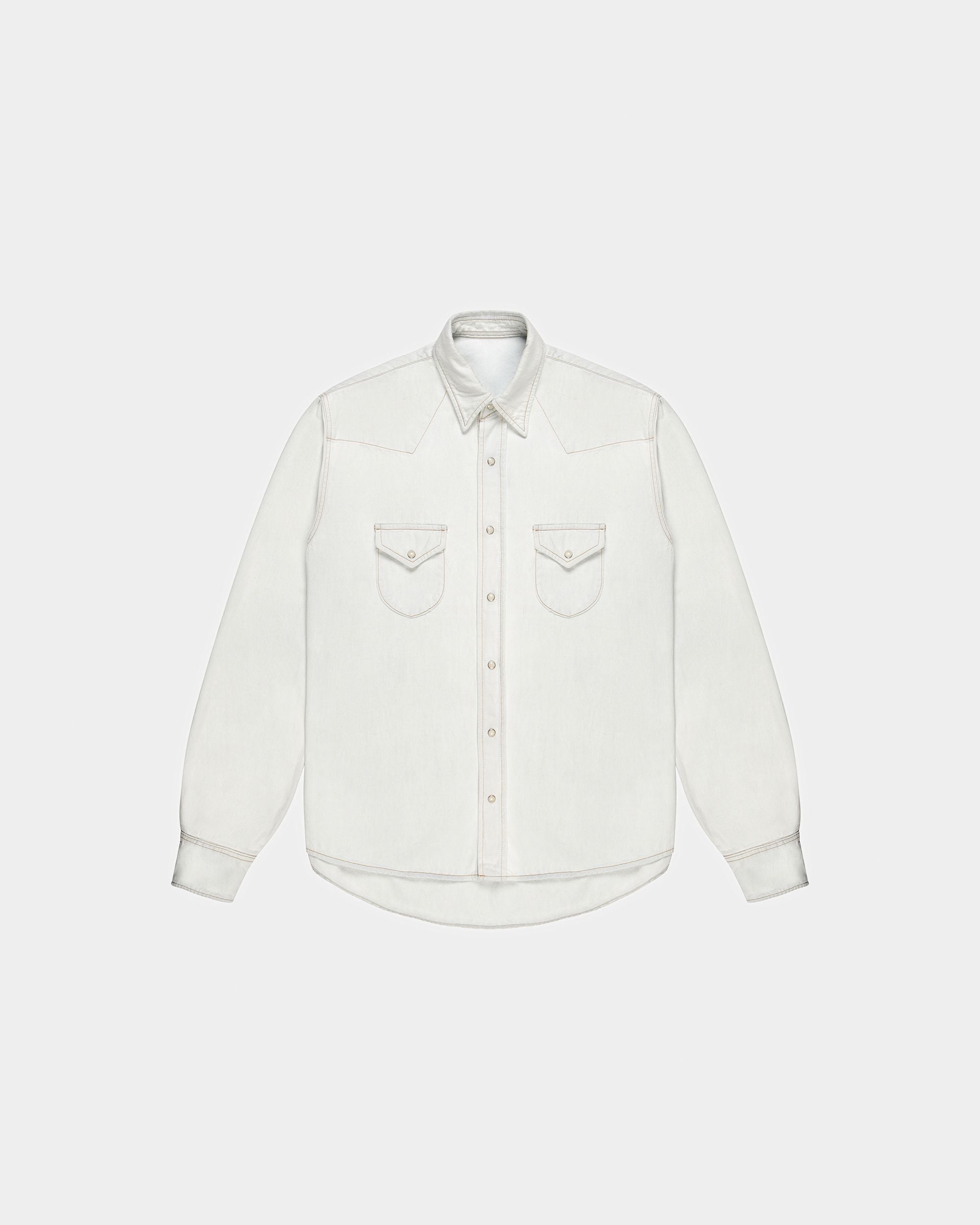 Chemise À Manches Longues En Coton - Homme - Bally - 01